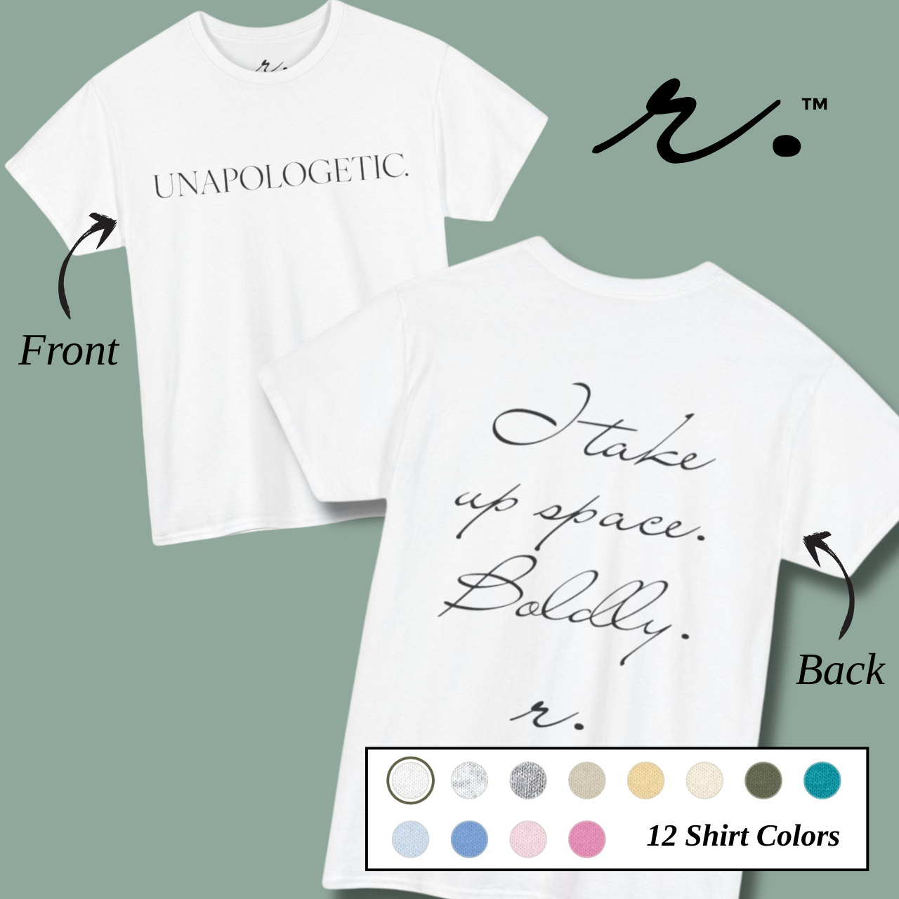UNAPOLOGETIC. | Reminder Collection Tee - Adults