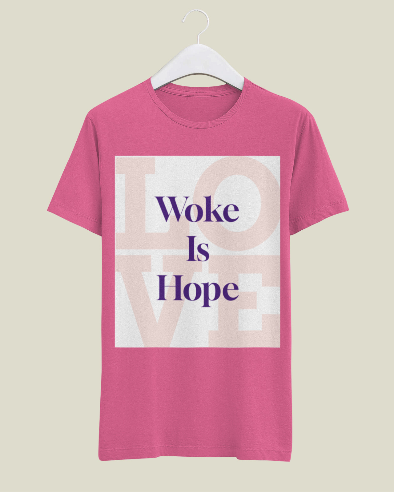 Graphic Tee - WOKE IS HOPE Unisex T-Shirt for Believers in Social Justice  product thumbnail image