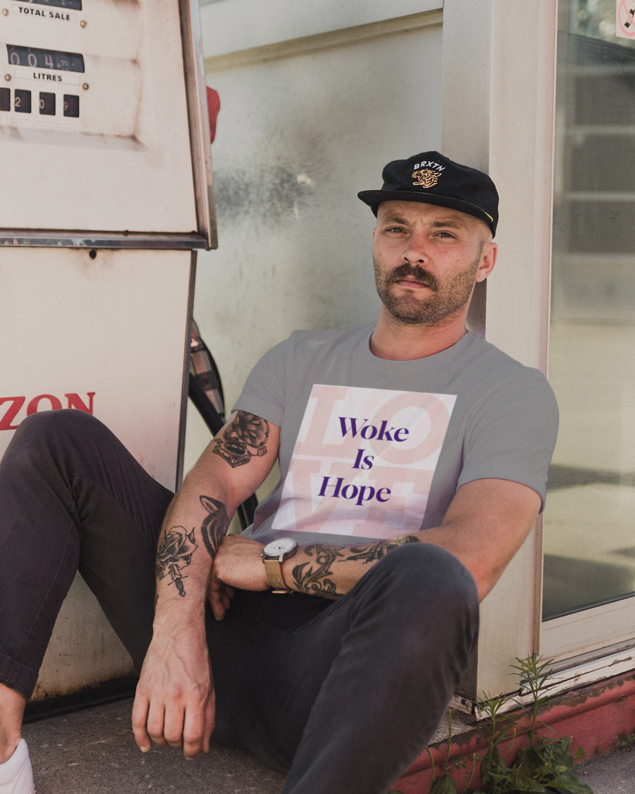 Graphic Tee - WOKE IS HOPE Unisex T-Shirt for Believers in Social Justice  product thumbnail image