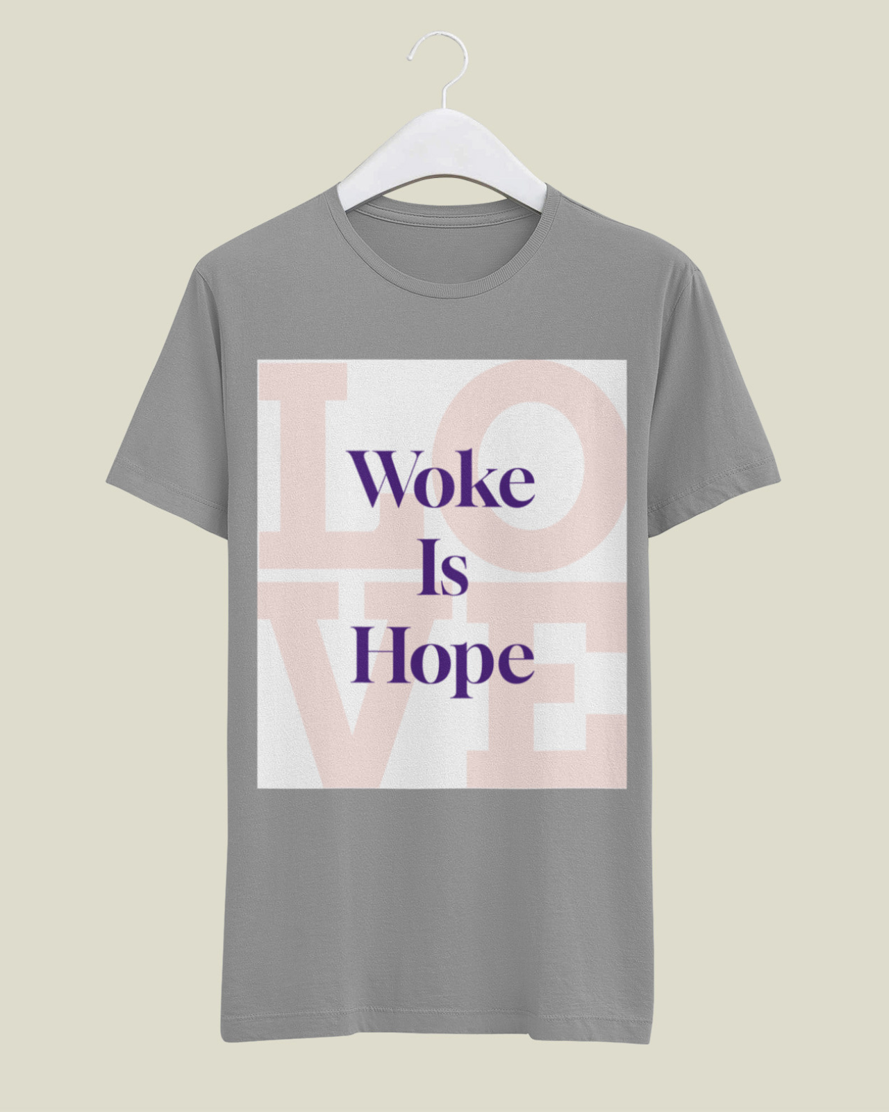 Graphic Tee - WOKE IS HOPE Unisex T-Shirt for Believers in Social Justice  product thumbnail image