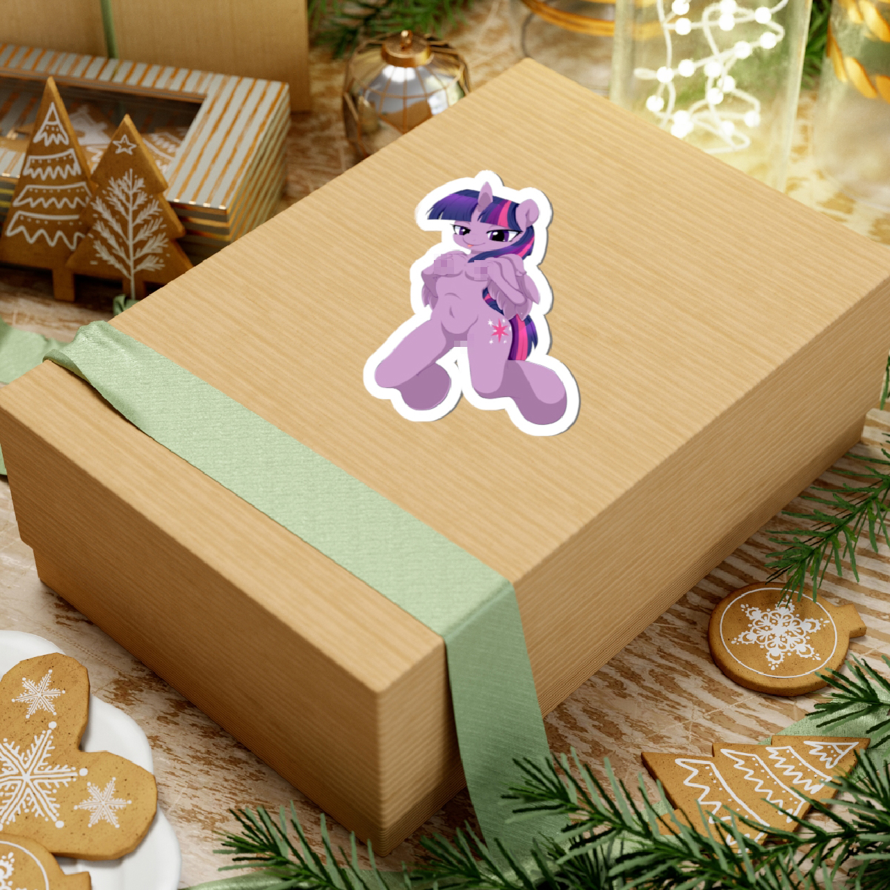 Purple Pony Girl - Pinup Sticker product thumbnail image Purple Pony Girl - Pinup Sticker product thumbnail image