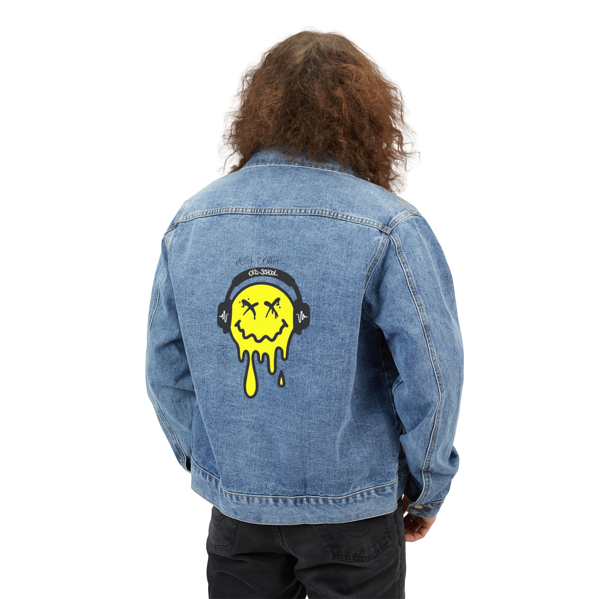 Personalized Men's Denim Jacket, Customizable Casual Wear, Fall Fashion, Trendy Outerwear, Summer Layering, Gift for Him, product thumbnail image