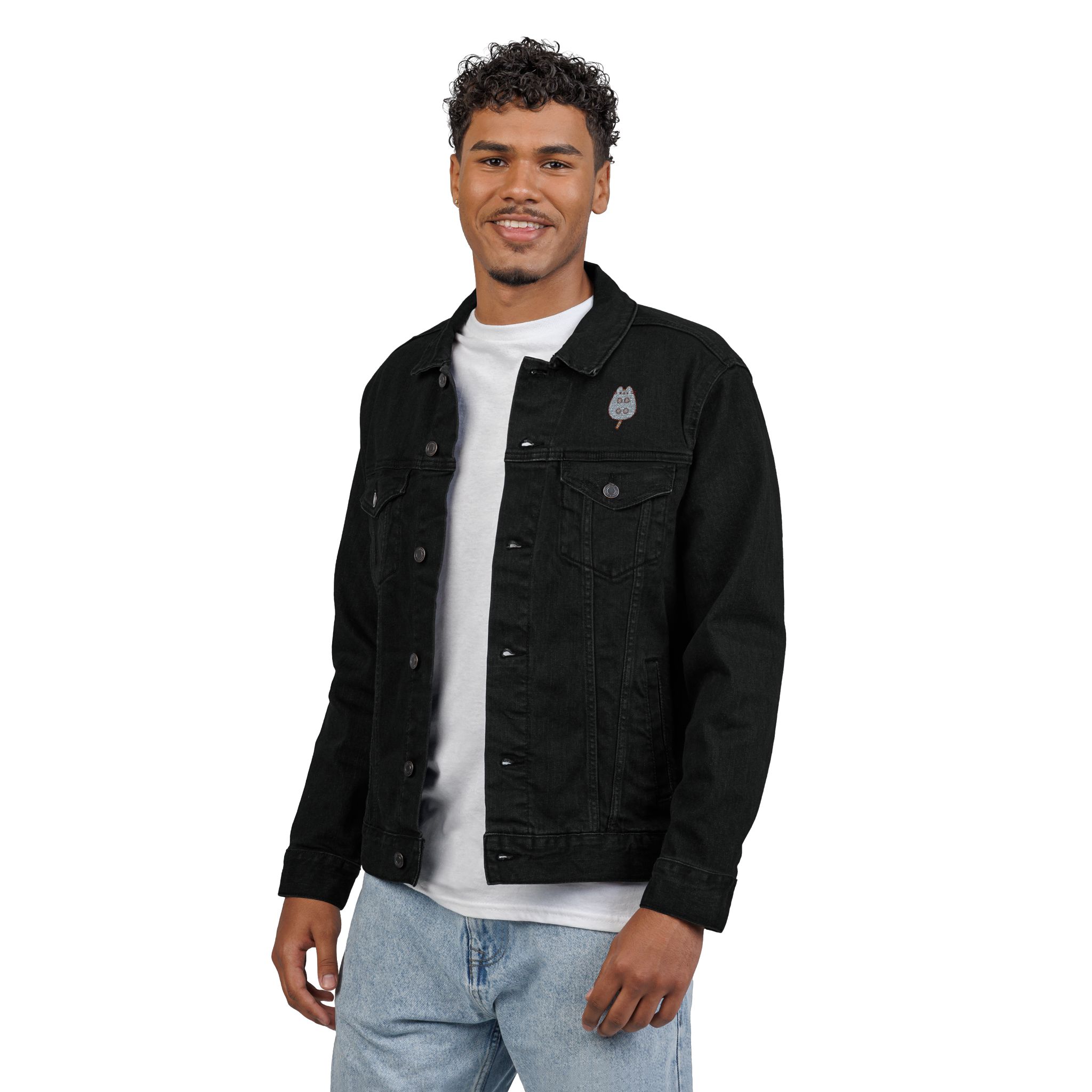 Personalized Embroidered Denim Jacket, Unisex Jeans Jacket, Custom Outerwear, Trendy Summer Fashion, Unique Gift for Him/Her product thumbnail image Personalized Embroidered Denim Jacket, Unisex Jeans Jacket, Custom Outerwear, Trendy Summer Fashion, Unique Gift for Him/Her product thumbnail image
