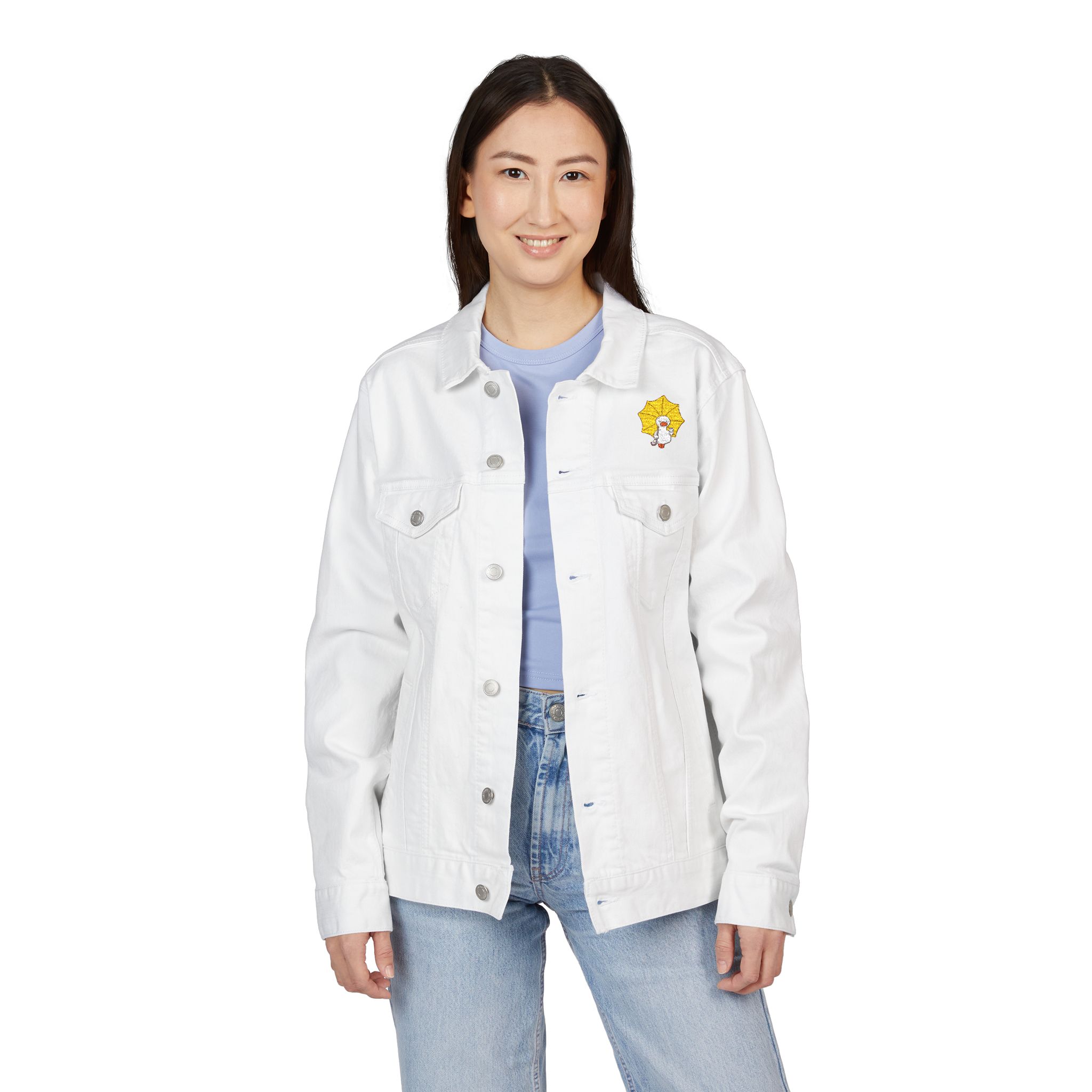 Personalized Embroidered Denim Jacket, Unisex Jeans Jacket, Custom Outerwear, Trendy Summer Fashion, Unique Gift for Him/Her product thumbnail image Personalized Embroidered Denim Jacket, Unisex Jeans Jacket, Custom Outerwear, Trendy Summer Fashion, Unique Gift for Him/Her product thumbnail image