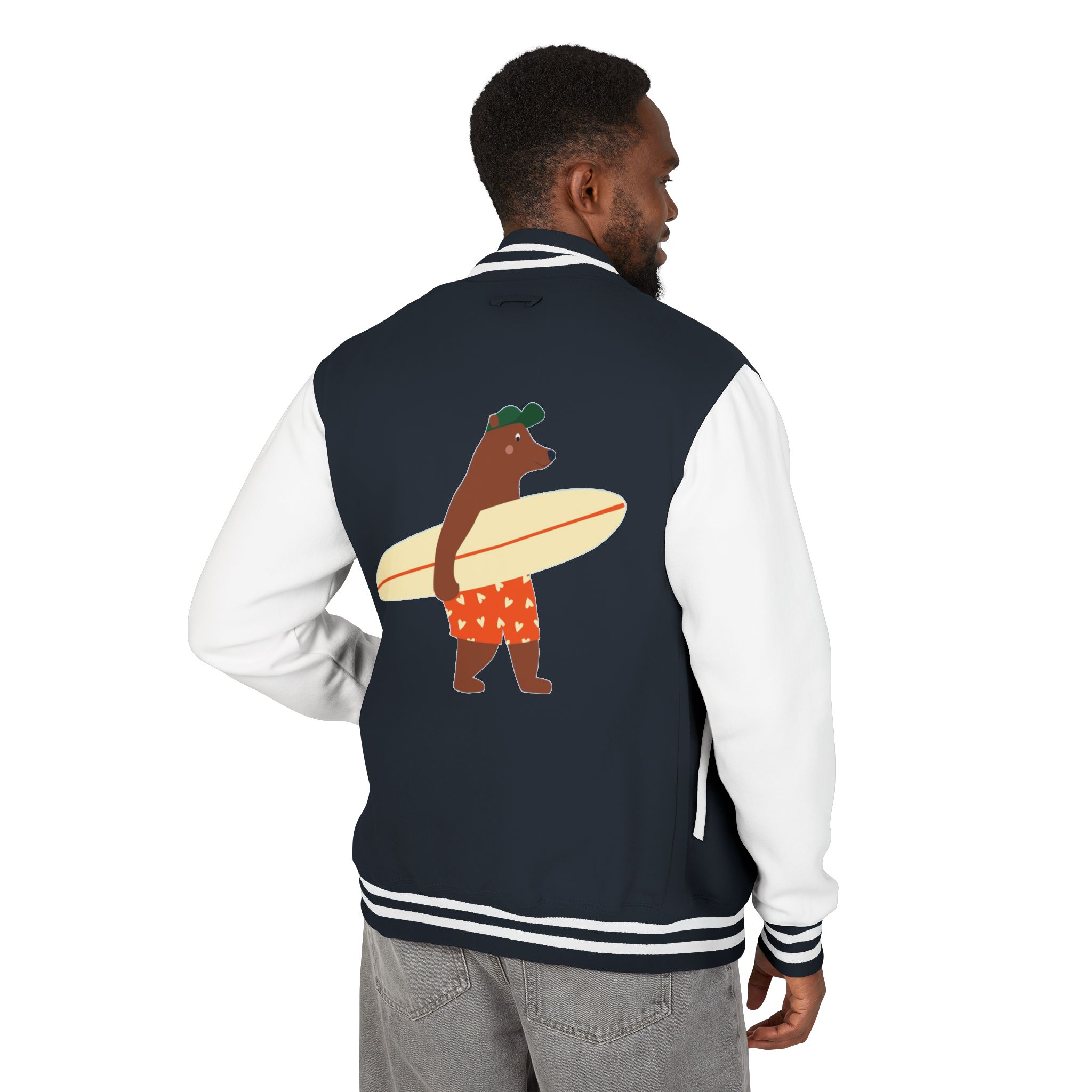 Personalized Letterman Jacket, Customizable Team Spirit Apparel, Sportswear, Custom Trendy Outerwear, Gift for Her/Him product thumbnail image Personalized Letterman Jacket, Customizable Team Spirit Apparel, Sportswear, Custom Trendy Outerwear, Gift for Her/Him product thumbnail image