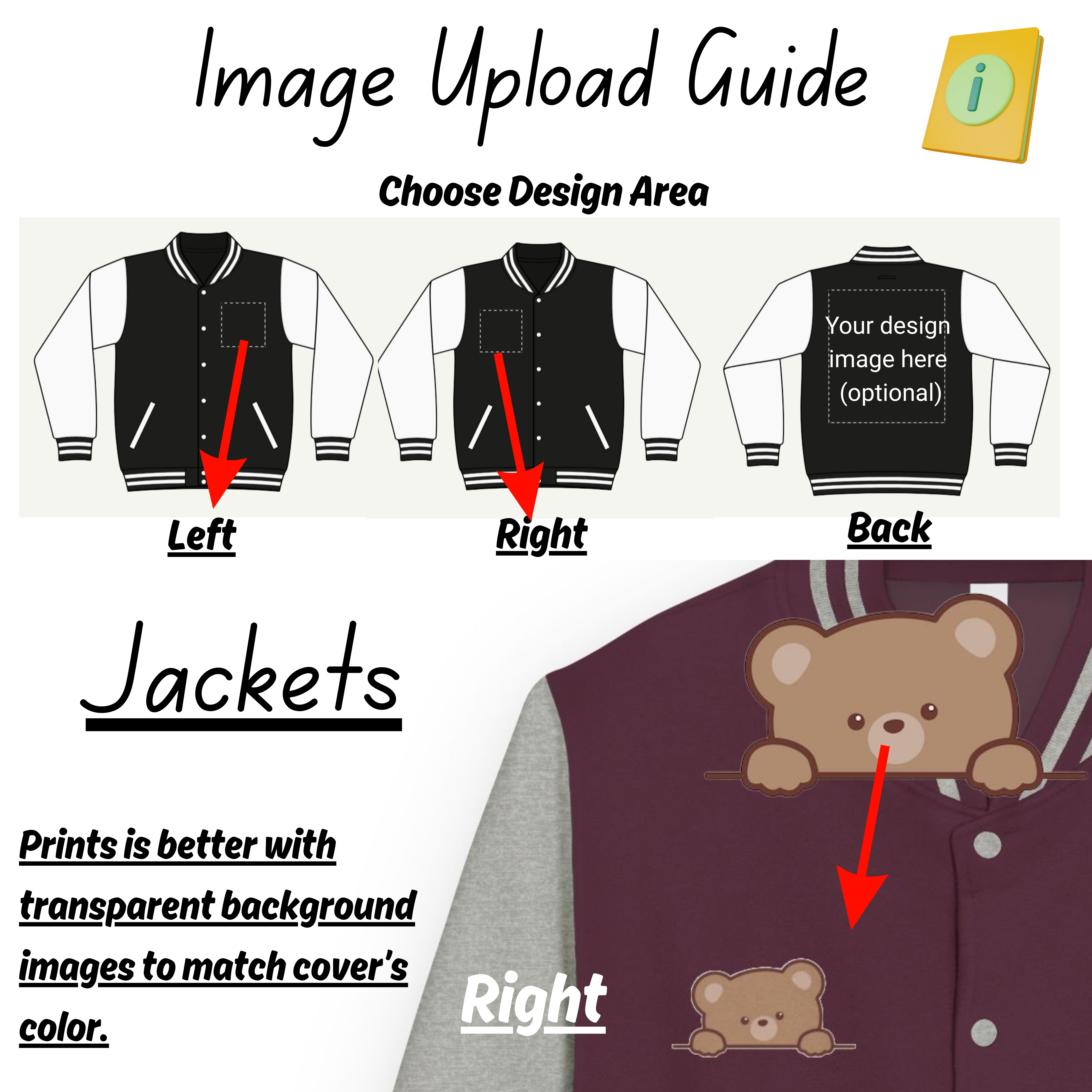 Personalized Letterman Jacket, Customizable Team Spirit Apparel, Sportswear, Custom Trendy Outerwear, Gift for Her/Him product thumbnail image Personalized Letterman Jacket, Customizable Team Spirit Apparel, Sportswear, Custom Trendy Outerwear, Gift for Her/Him product thumbnail image