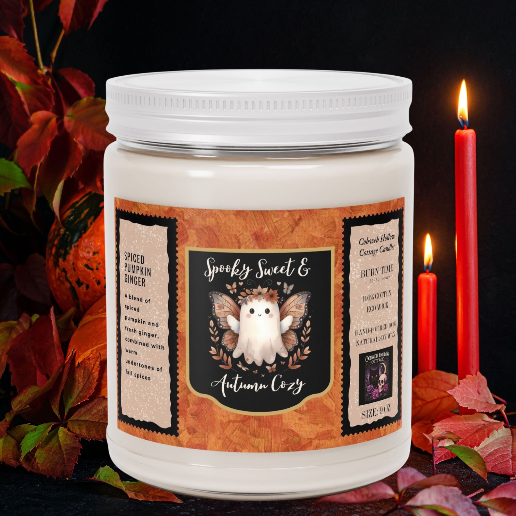 Spooky Sweet and Autumn Cozy Scented Candle