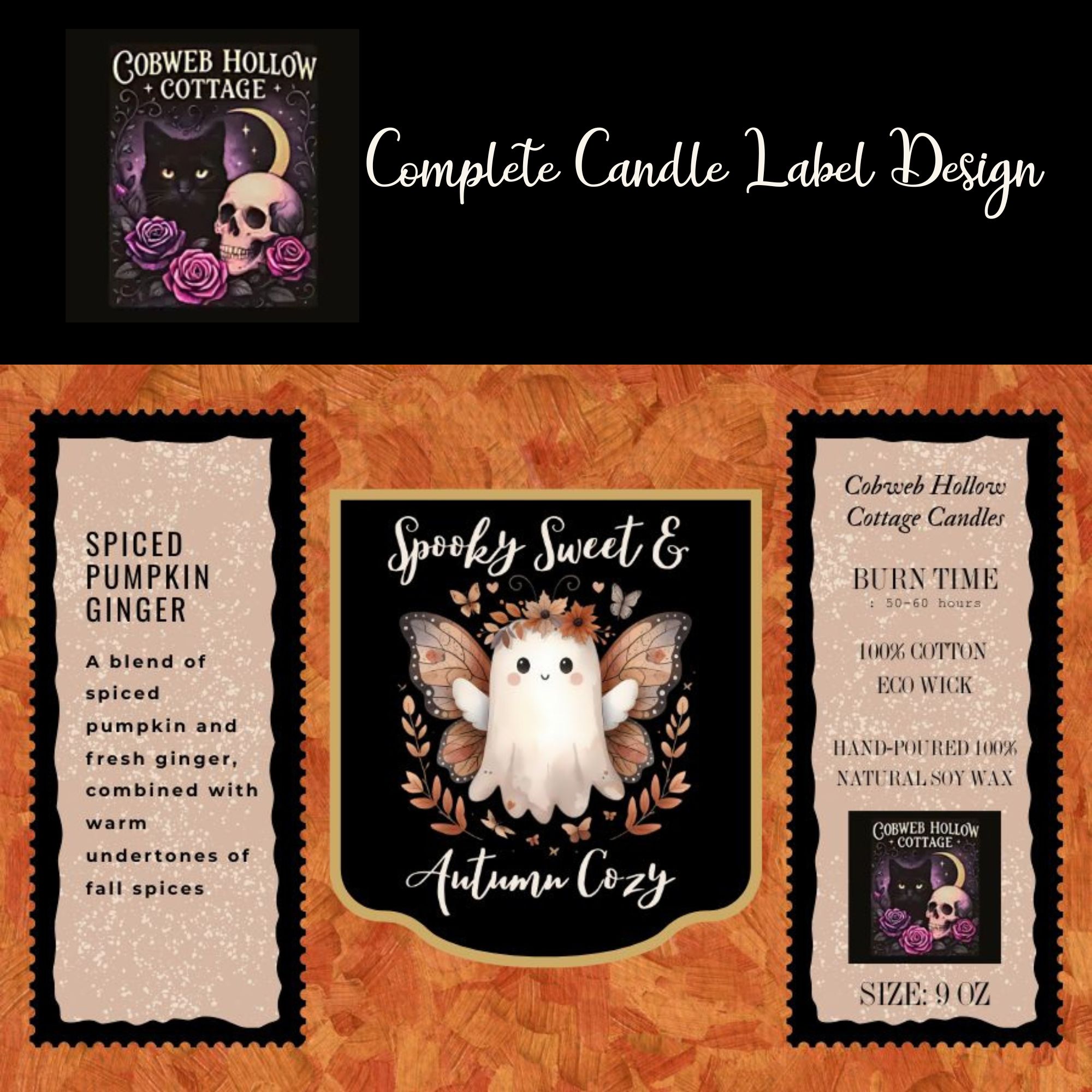 Spooky Sweet and Autumn Cozy Scented Candle product thumbnail image