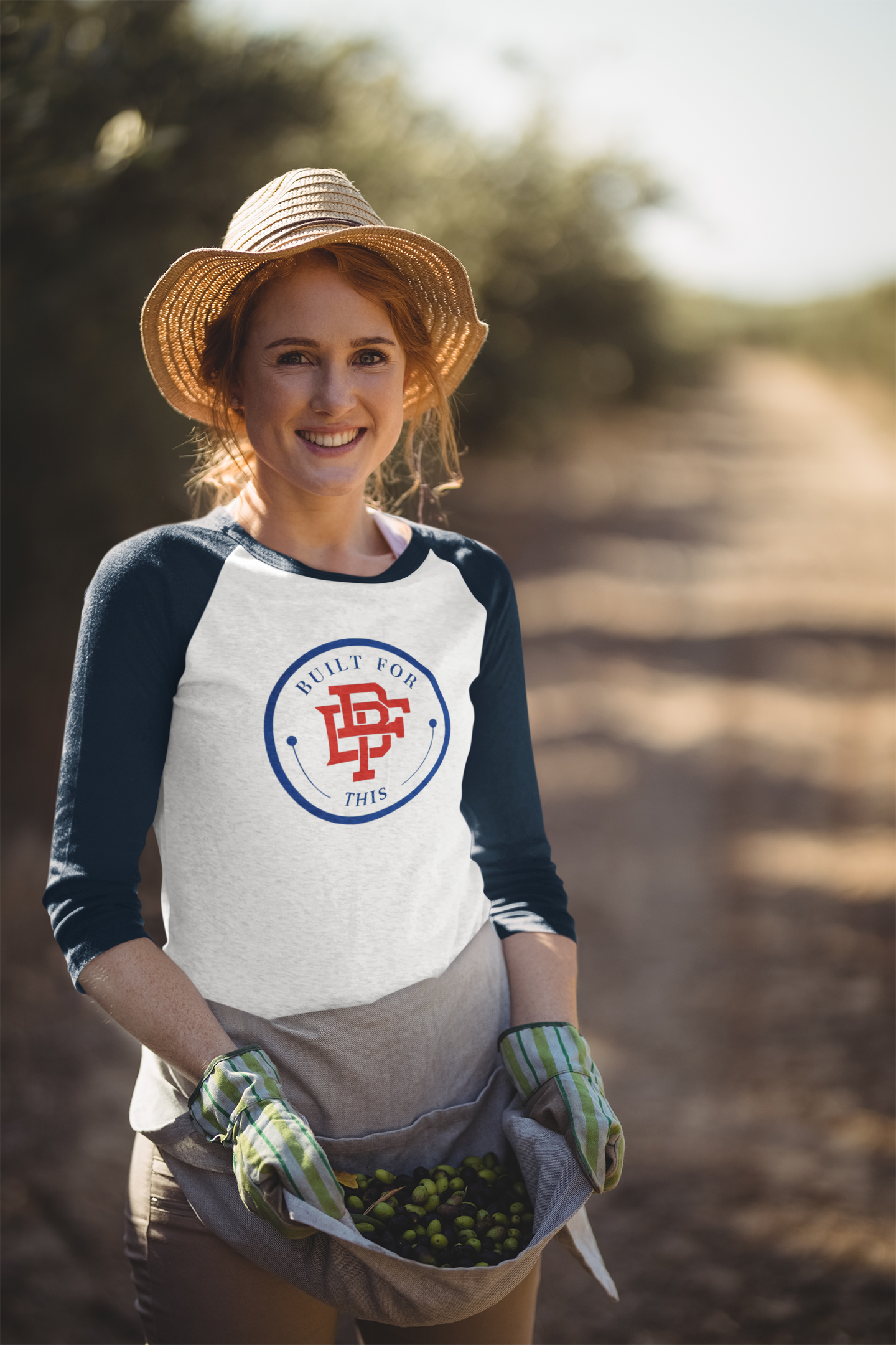 Built for This Unisex Three-Quarter Sleeve Raglan Shirt - Comfortable, Casual Wear for All Seasons, Great for Gifts, Sports, Workouts product thumbnail image