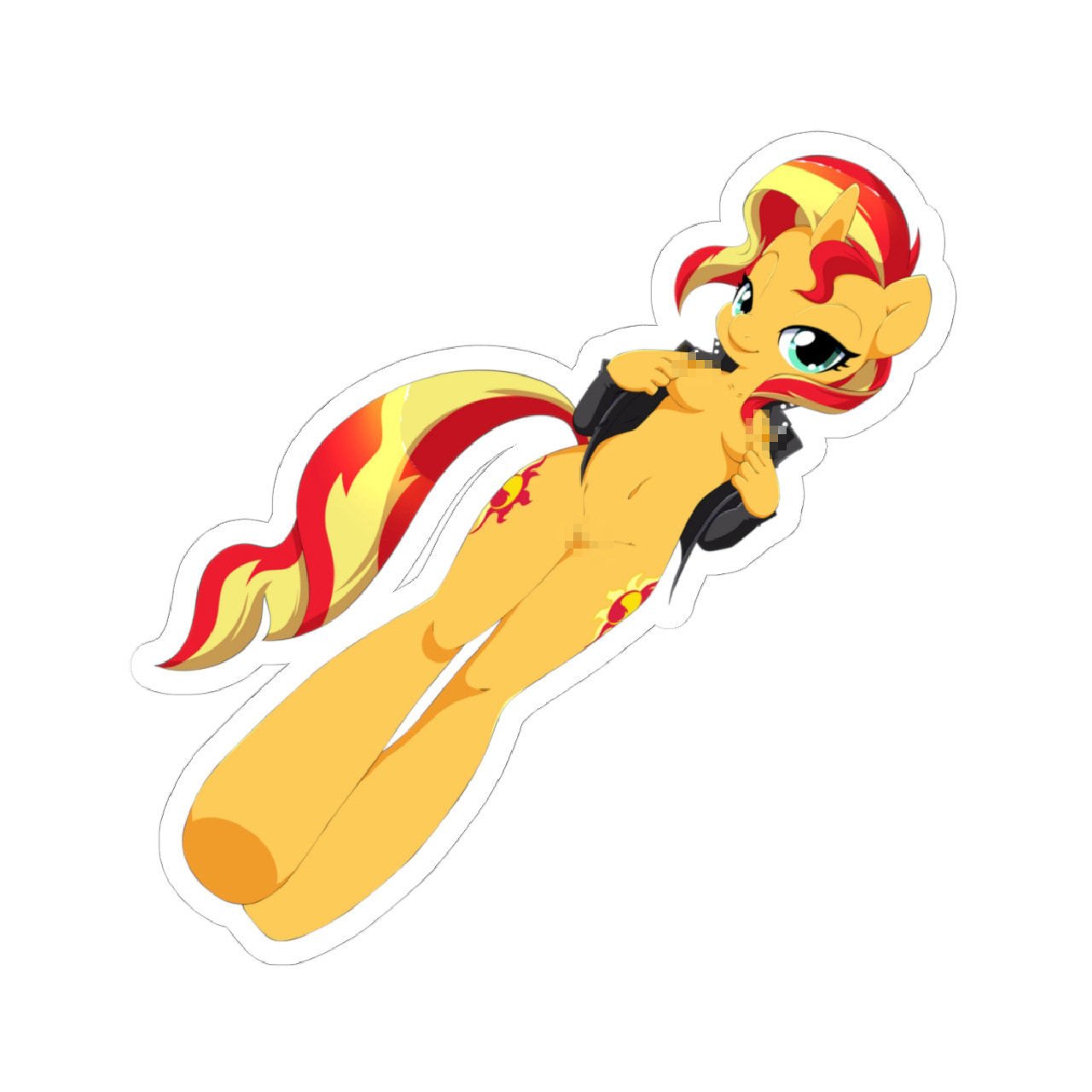 Sunset Pony Girl -Pinup