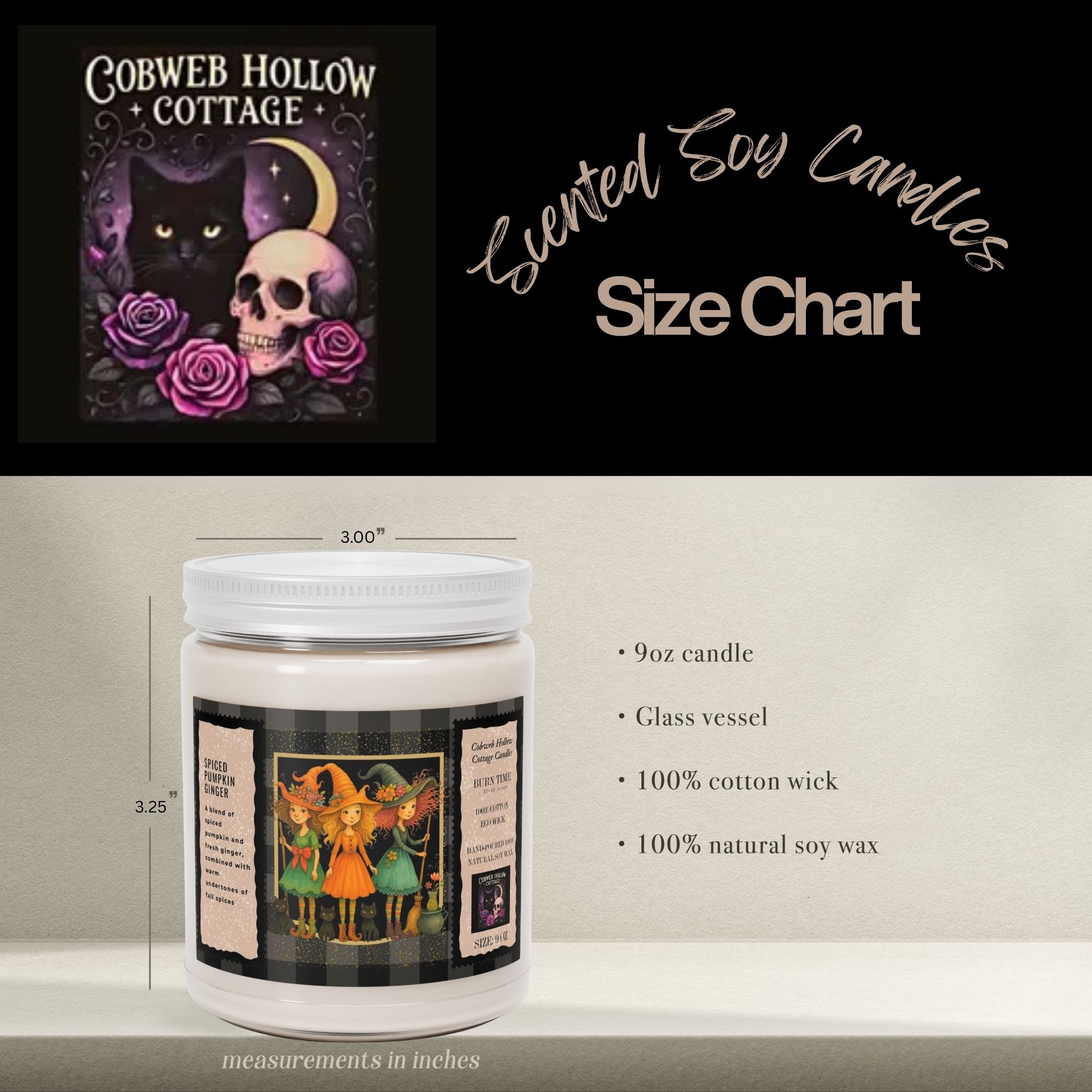  Whimsical Witchy Autumn Candle product thumbnail image