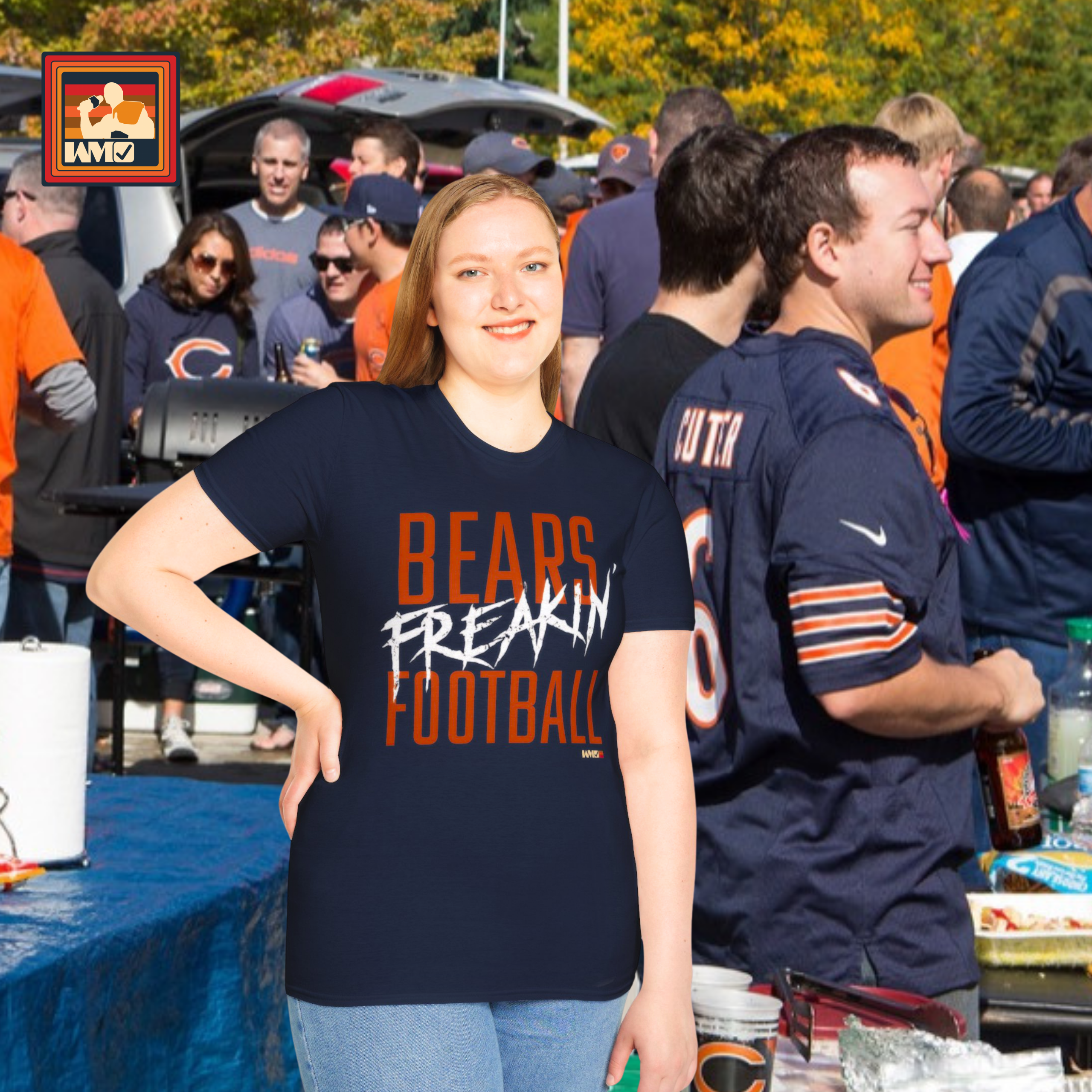 Bears' Freakin' Football Seth Rollins T-Shirt Unisex Football T-Shirt, Casual Sports Tee, Ideal for Game Day, Gift for Fans, Sportswear, Comfy Graphic Shirt, Bears, Wrestling, Seth Rollins product thumbnail image Bears' Freakin' Football Seth Rollins T-Shirt Unisex Football T-Shirt, Casual Sports Tee, Ideal for Game Day, Gift for Fans, Sportswear, Comfy Graphic Shirt, Bears, Wrestling, Seth Rollins product thumbnail image