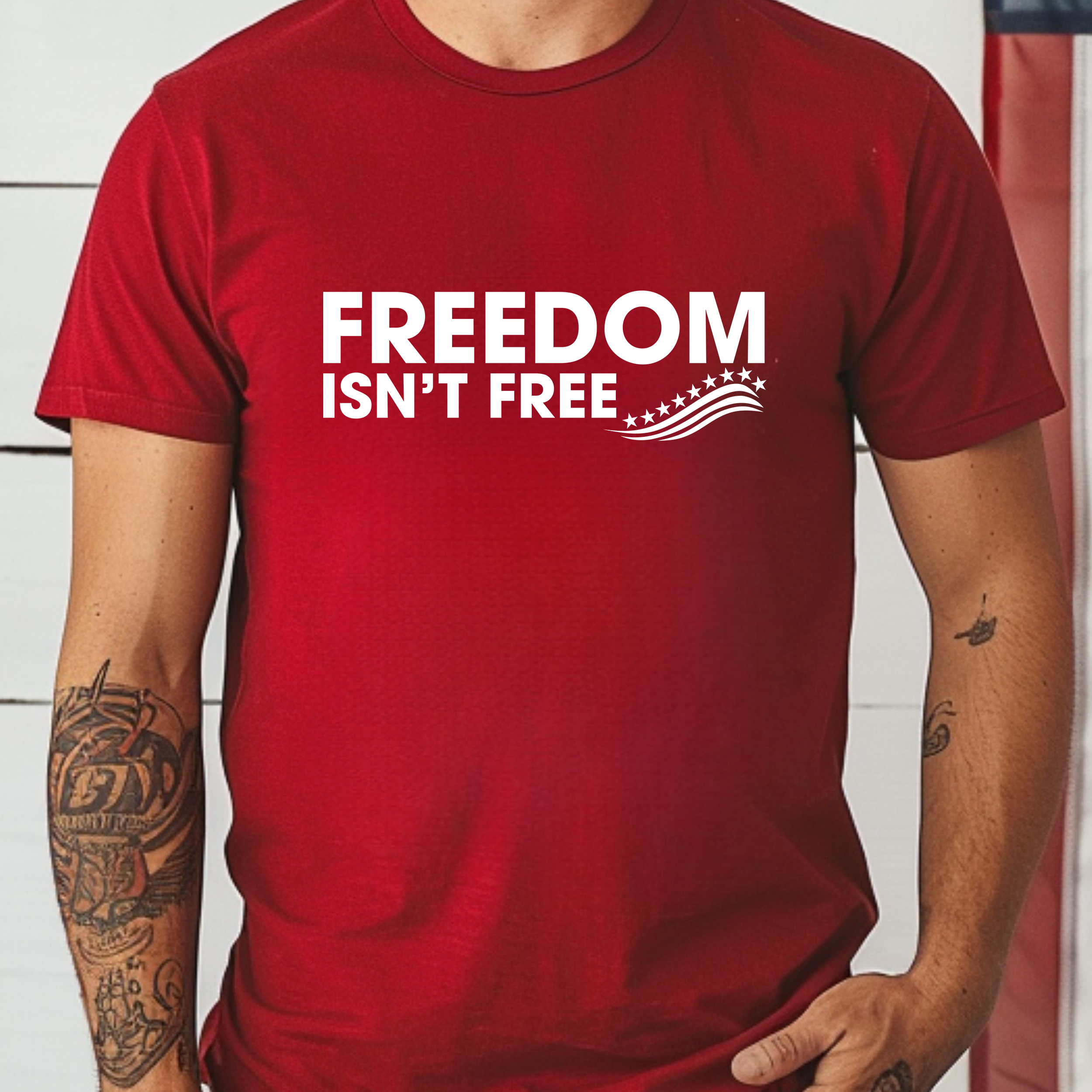 Freedom Isn't Free - Unisex T-Shirt product thumbnail image Freedom Isn't Free - Unisex T-Shirt product thumbnail image