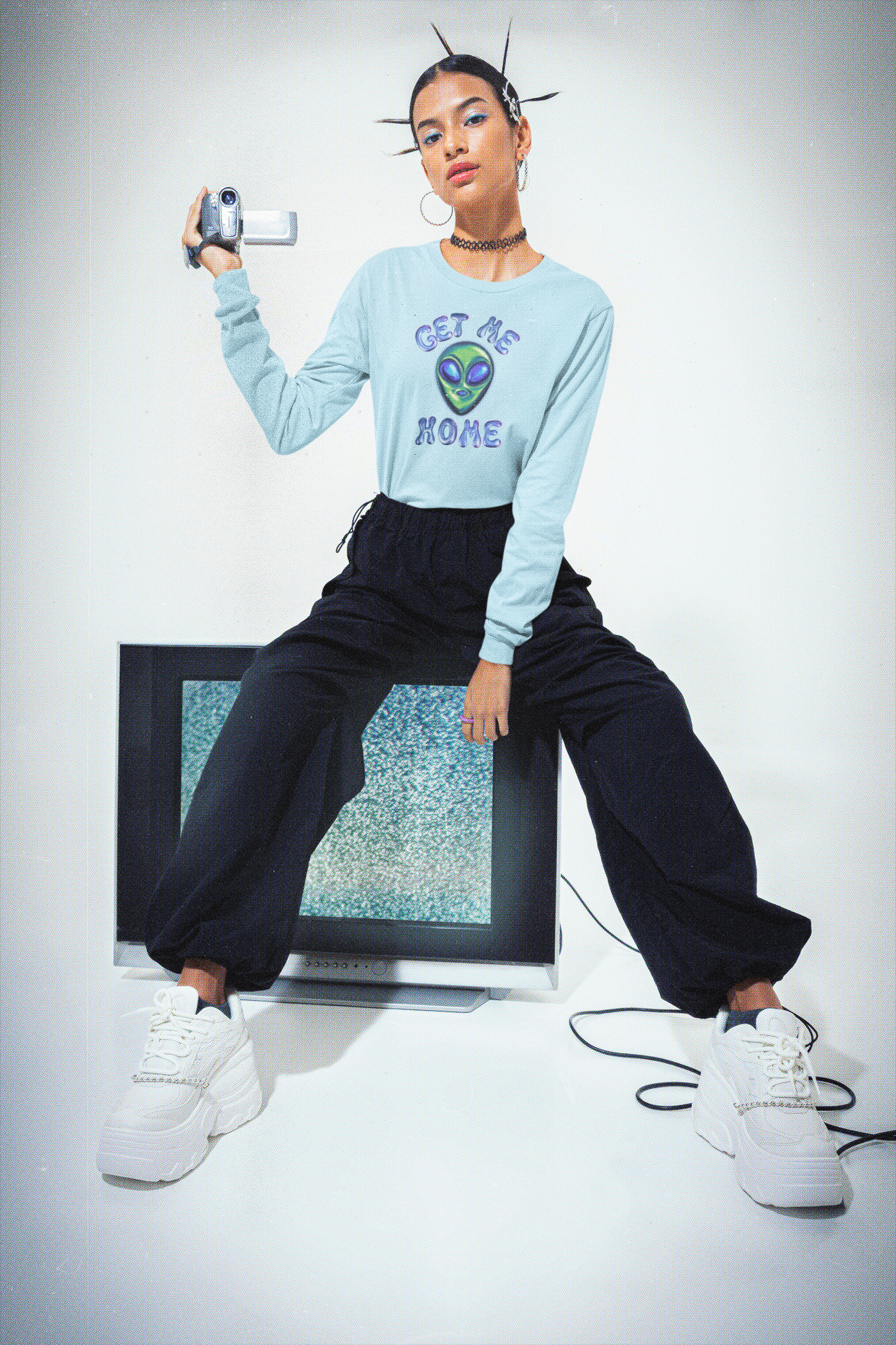 Alien Get Me Home Long Sleeve Tee, Unisex Cotton Tee, Graphic Tee, Gifts for Alien Lovers, Fun Casual Wear, Halloween Costume Top product thumbnail image Alien Get Me Home Long Sleeve Tee, Unisex Cotton Tee, Graphic Tee, Gifts for Alien Lovers, Fun Casual Wear, Halloween Costume Top product thumbnail image