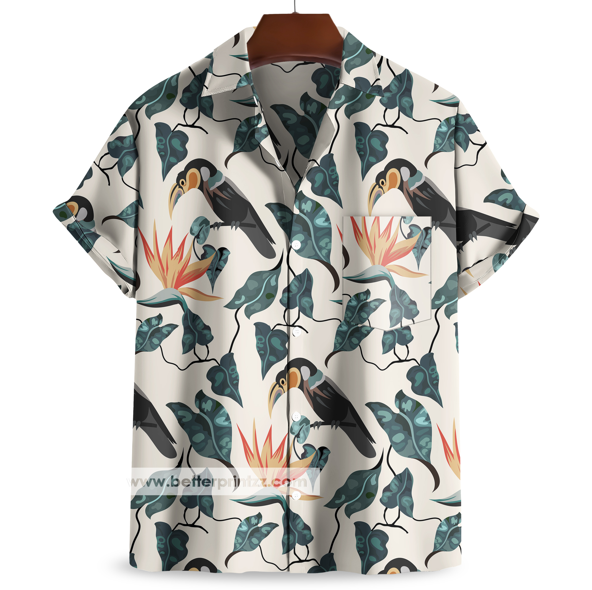 Tony Montana Hawaiian Shirt, Scarface Aloha Shirt Replica, Movie Halloween Costume product thumbnail image Tony Montana Hawaiian Shirt, Scarface Aloha Shirt Replica, Movie Halloween Costume product thumbnail image