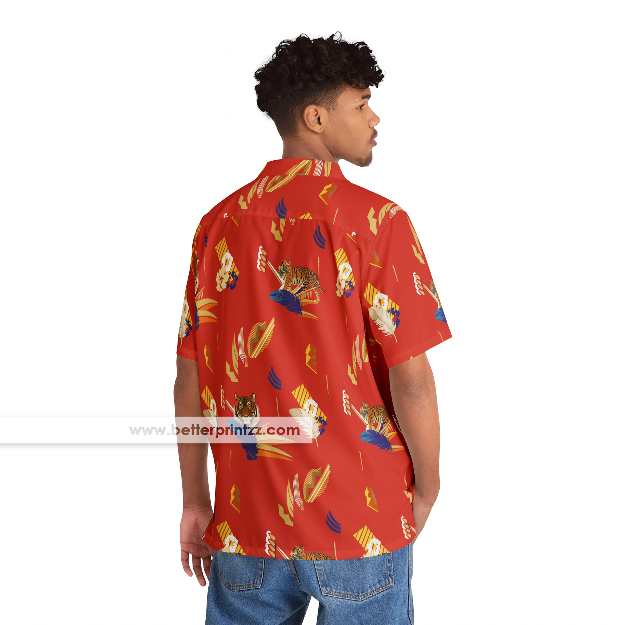Tony Montana Hawaiian Shirt, Scarface Aloha Shirt Replica, Movie Halloween Costume Mafia Cosplay product thumbnail image Tony Montana Hawaiian Shirt, Scarface Aloha Shirt Replica, Movie Halloween Costume Mafia Cosplay product thumbnail image