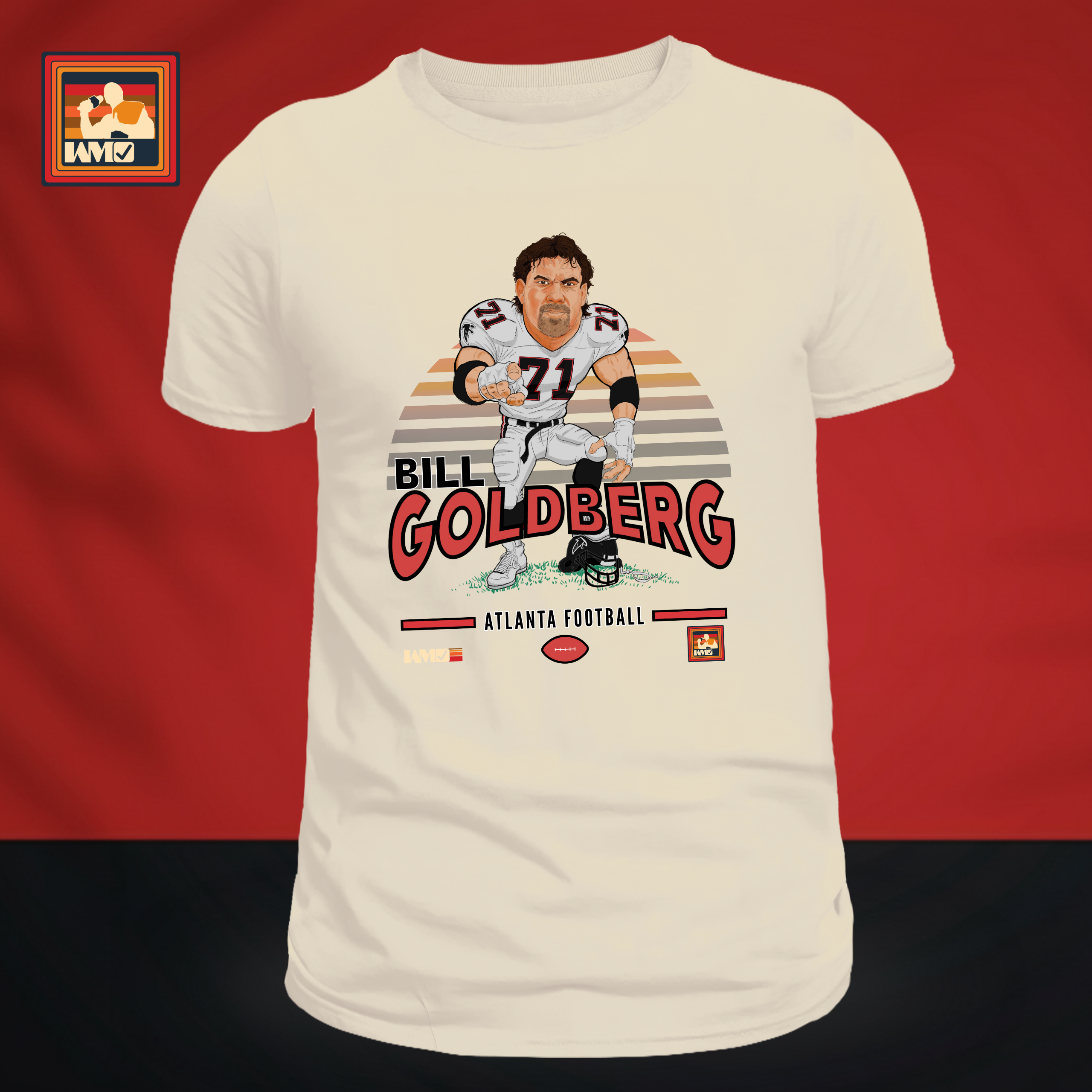 Falcon Force Goldberg Unisex Softstyle T-Shirt, Athletic Shirt, Sports Tee, Gift for Atlanta Football Fans, Wrestling Graphic Tee, Falcon Team Spirit Apparel product thumbnail image