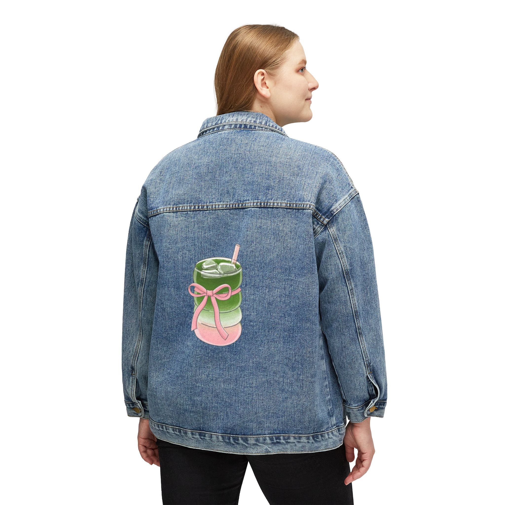 Personalized Women's Denim Jacket, Trendy Spring Fashion, Casual Outerwear, Gift for Her, Unique Style Statement product thumbnail image Personalized Women's Denim Jacket, Trendy Spring Fashion, Casual Outerwear, Gift for Her, Unique Style Statement product thumbnail image