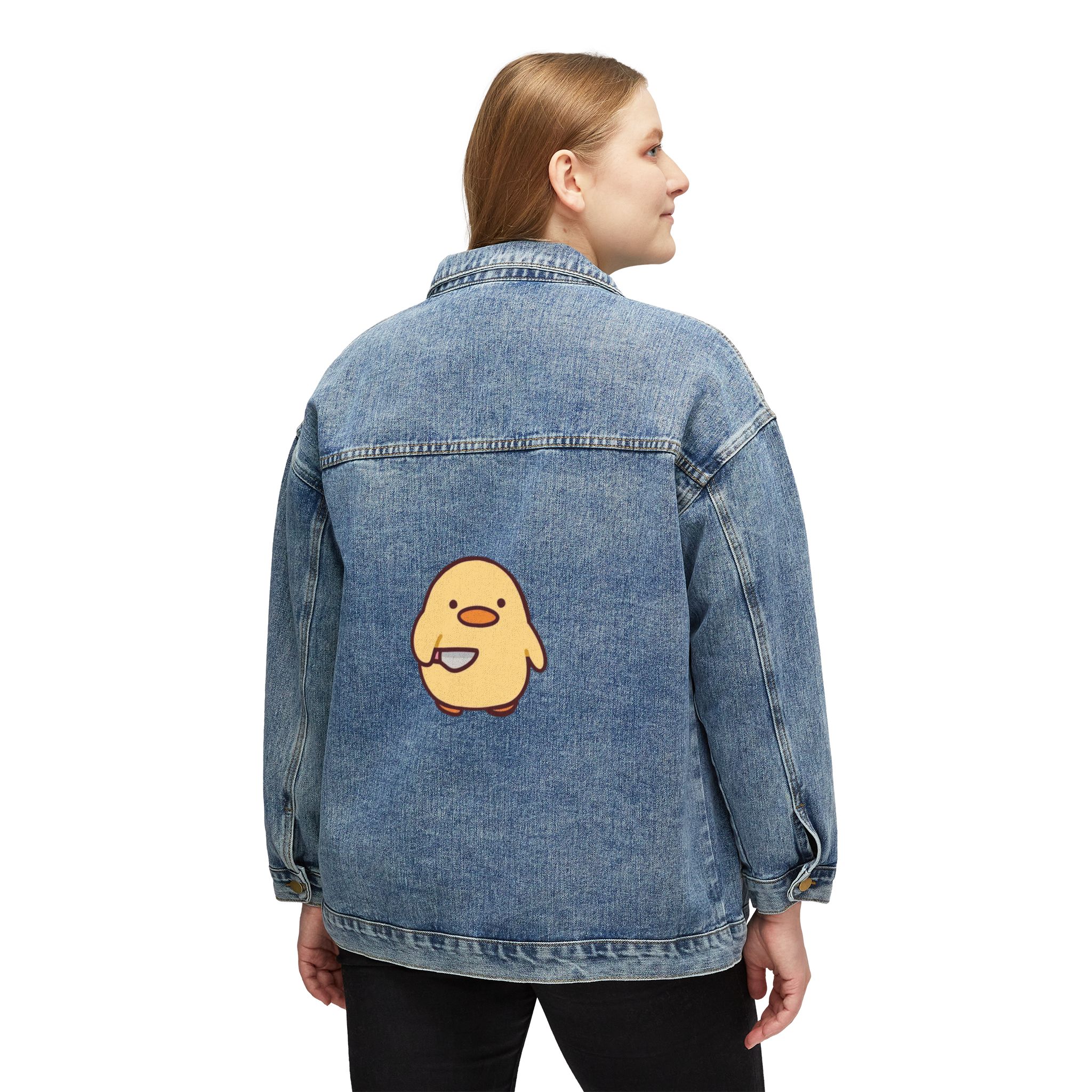Personalized Women's Denim Jacket, Trendy Spring Fashion, Casual Outerwear, Gift for Her, Unique Style Statement product thumbnail image Personalized Women's Denim Jacket, Trendy Spring Fashion, Casual Outerwear, Gift for Her, Unique Style Statement product thumbnail image