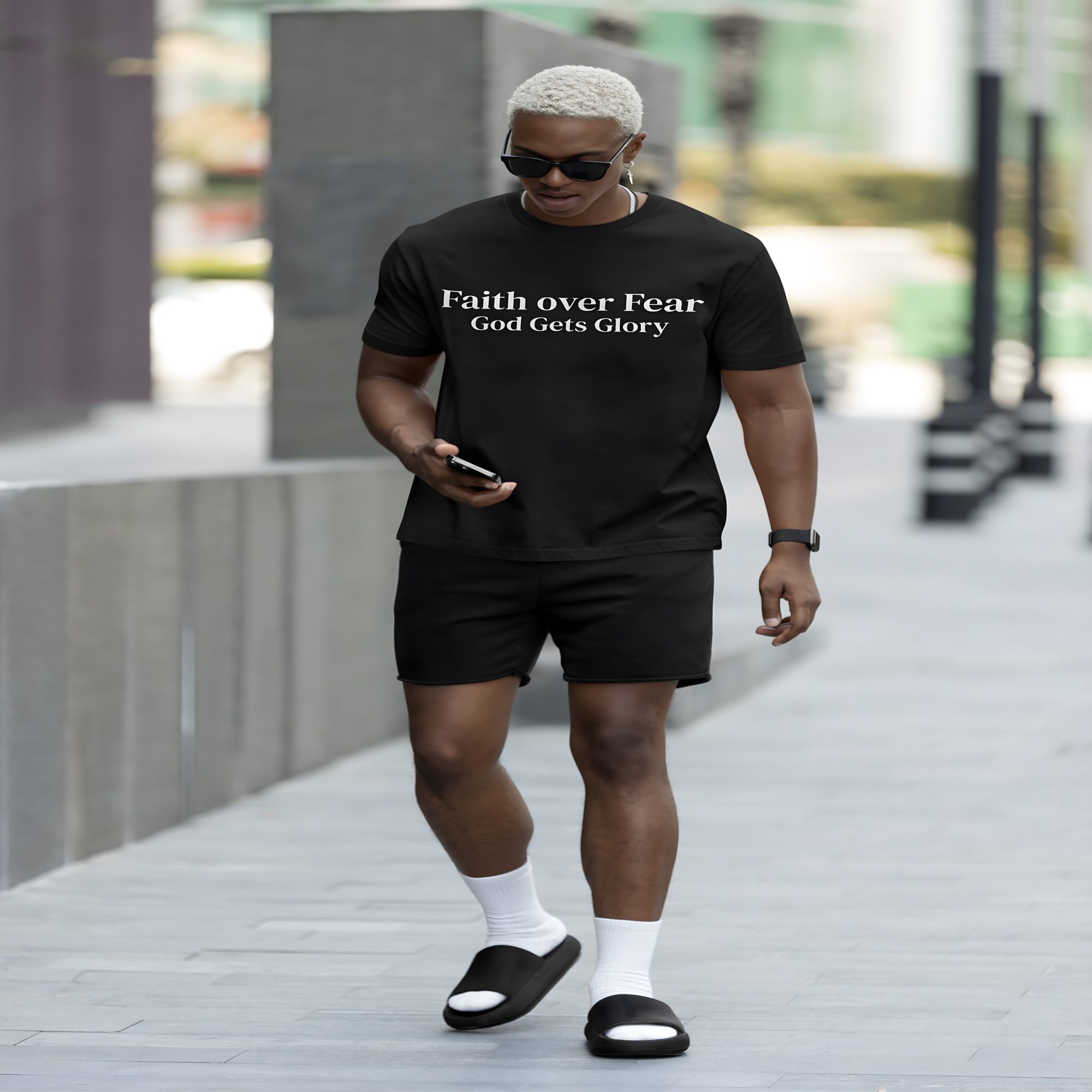 Faith Over Fear Tee (Isaiah 41:10) product thumbnail image Faith Over Fear Tee (Isaiah 41:10) product thumbnail image