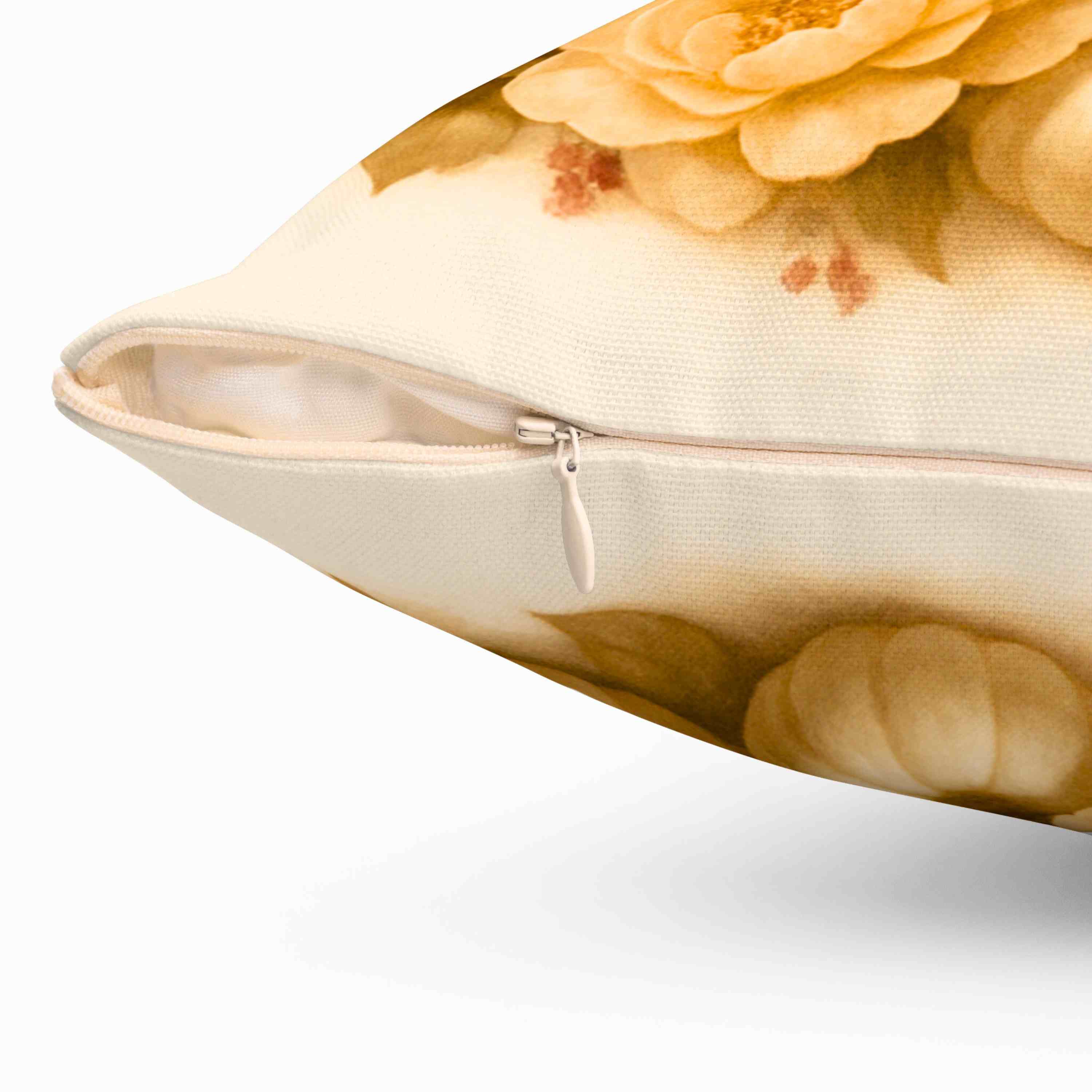 Autumn Floral Pumpkin Pillow, Cozy Fall Decor, Harvest Home Accent, Thanksgiving Gift, Seasonal Cushion product thumbnail image