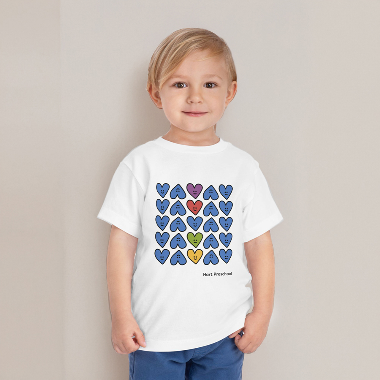 Kids T-shirt with Heart Pattern product thumbnail image Kids T-shirt with Heart Pattern product thumbnail image