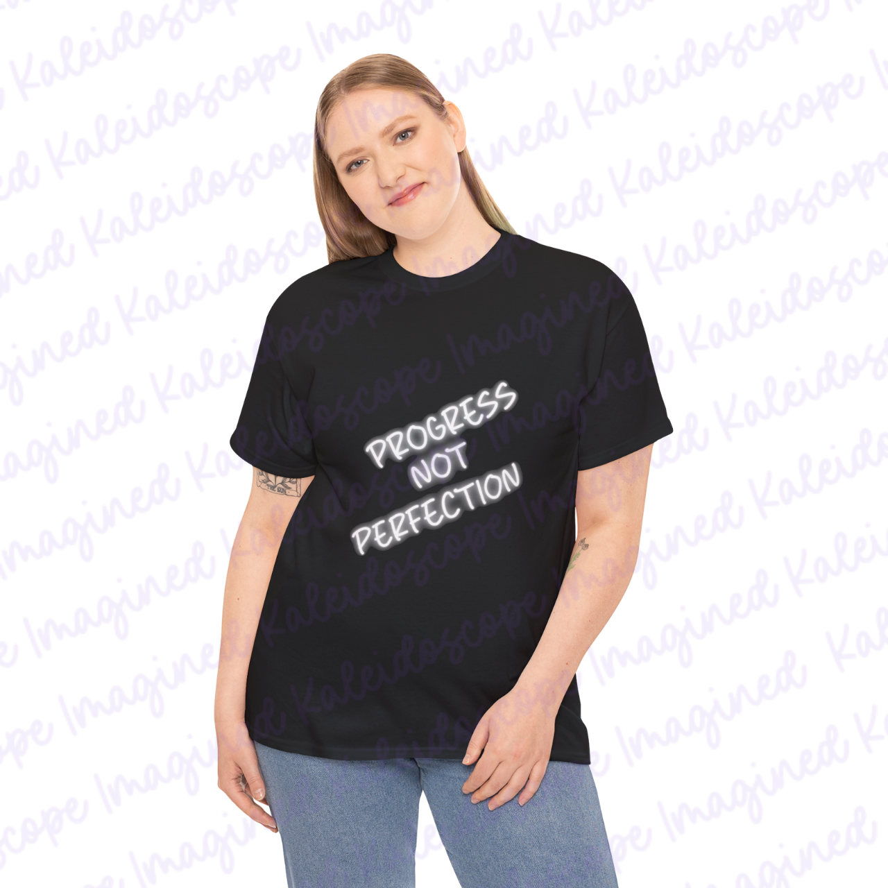 Progress Not Perfection Tee | Motivational Unisex T-Shirt, Gift for Self-Care, Inspirational Quote, Casual Wear, Goal Setting Shirt