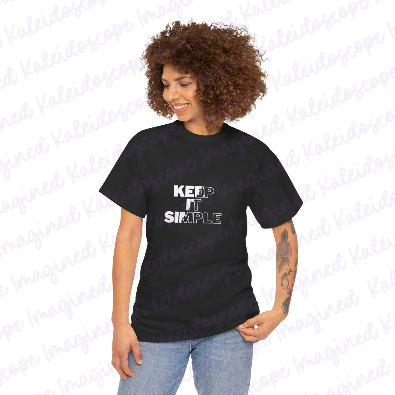 Minimalist 'Keep It Simple' Unisex Cotton Tee, Casual Wear, Gift for Friends, Everyday Fashion, Versatile T-Shirt product thumbnail image Minimalist 'Keep It Simple' Unisex Cotton Tee, Casual Wear, Gift for Friends, Everyday Fashion, Versatile T-Shirt product thumbnail image