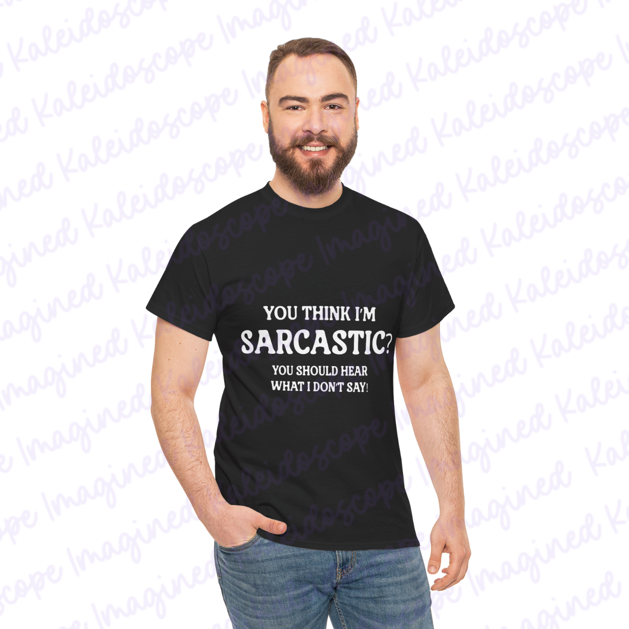You Think I'm Sarcastic? Sarcastic Humor Unisex Heavy Cotton Tee - Perfect Gift for Friends, Funny T-Shirt for Gifting, Sarcastic Top, Casual Wear