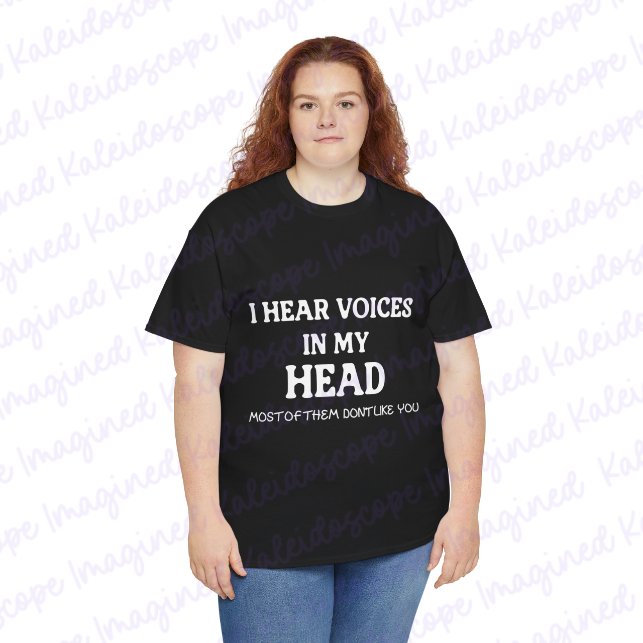 Funny Graphic Tee, I Hear Voices In My Head, Unisex Cotton T-Shirt, Quirky Gift for Friends, Casual Humor Top, Birthday Gift, Gift for [...] product thumbnail image