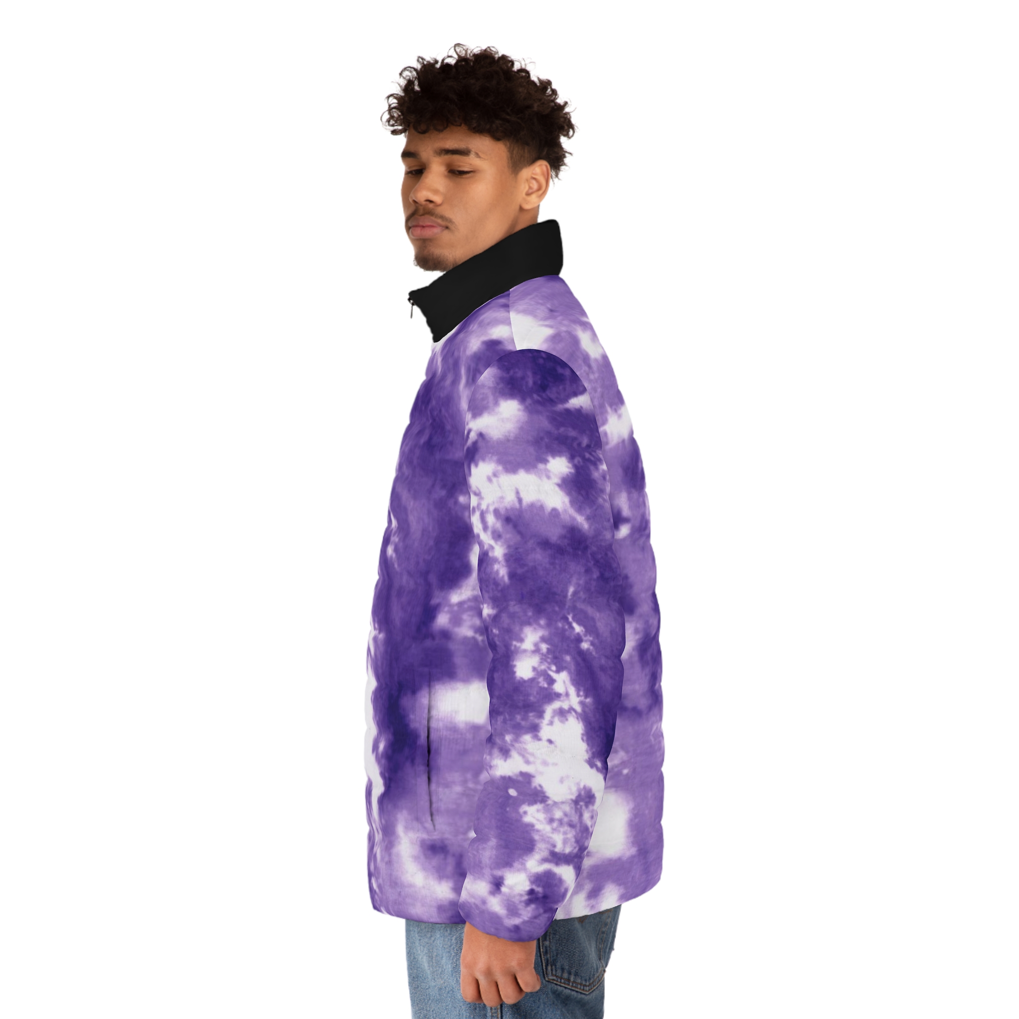 Personalized Men's Puffer Jacket, Comfortable Outerwear for Winter, Casual &amp; Stylish, for All Seasons,  Fashion Enthusiasts, Gift for Him product thumbnail image