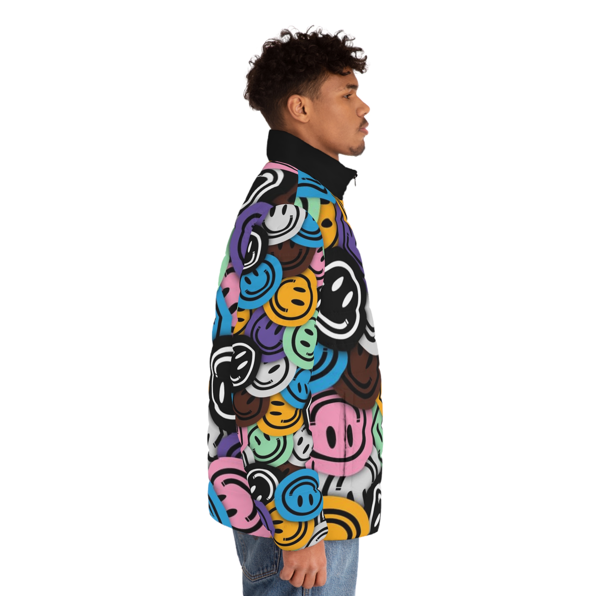 Personalized Men's Puffer Jacket, Comfortable Outerwear for Winter, Casual &amp; Stylish, for All Seasons,  Fashion Enthusiasts, Gift for Him product thumbnail image