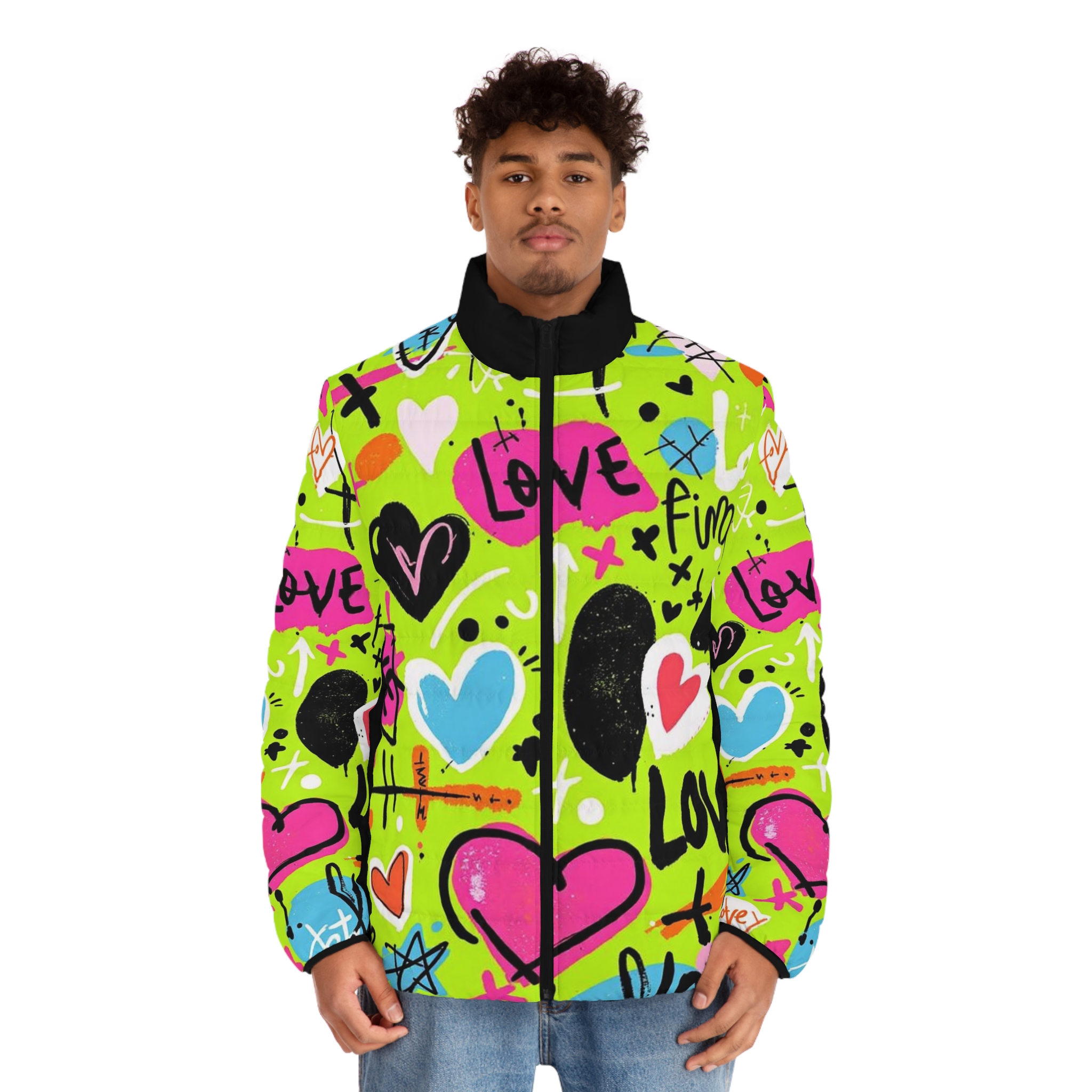 Personalized Men's Puffer Jacket, Comfortable Outerwear for Winter, Casual & Stylish, for All Seasons, Fashion Enthusiasts, Gift for Him product thumbnail image Personalized Men's Puffer Jacket, Comfortable Outerwear for Winter, Casual & Stylish, for All Seasons, Fashion Enthusiasts, Gift for Him product thumbnail image