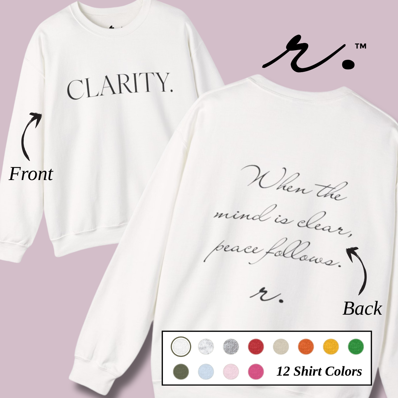 CLARITY. | Reminder Collection Crew - Adults product thumbnail image