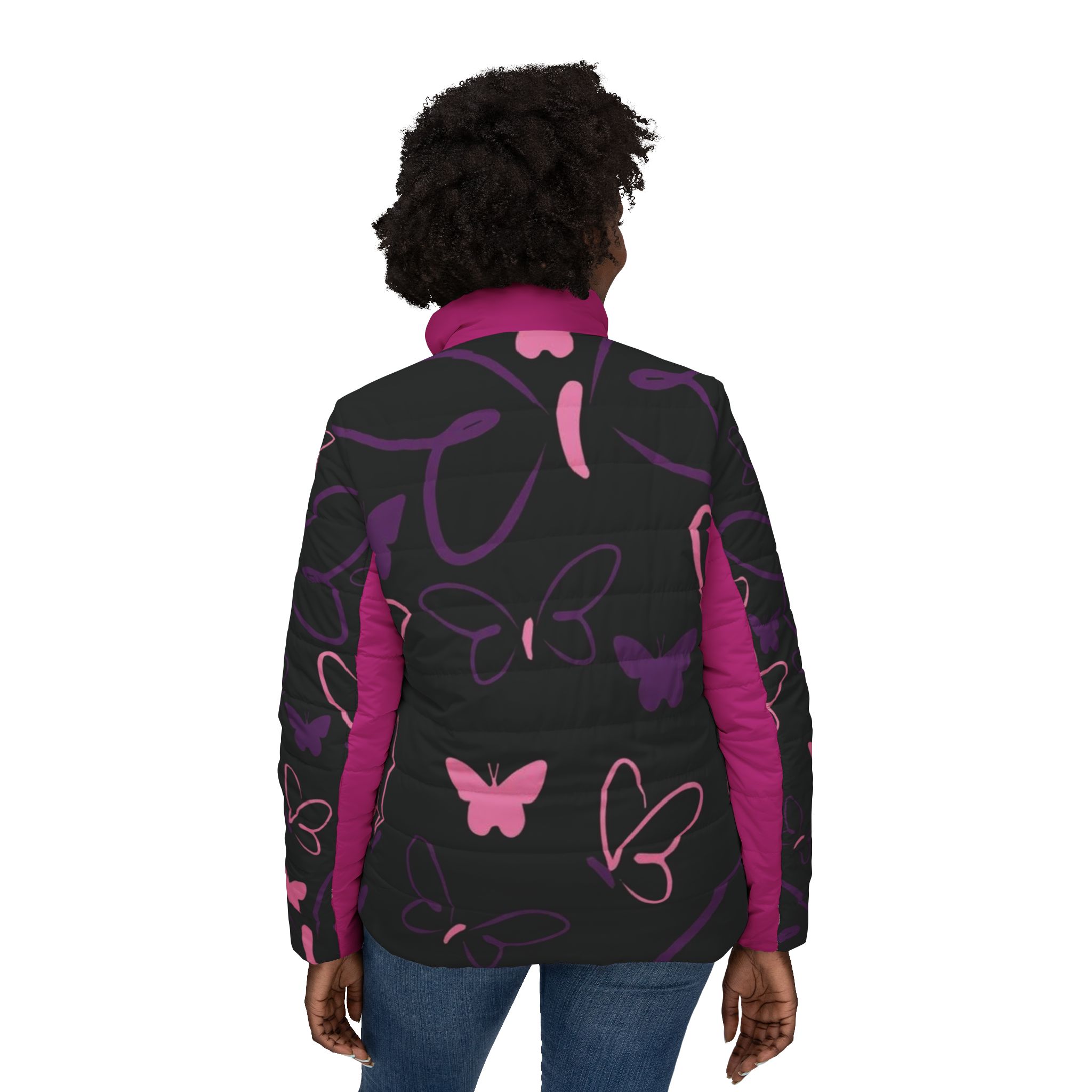 Personalized Women's Puffer Jacket, Custom Patterns for Cold Weather, Winter Holidays, Casual Comfort, Warm Layering, Gift for Her product thumbnail image Personalized Women's Puffer Jacket, Custom Patterns for Cold Weather, Winter Holidays, Casual Comfort, Warm Layering, Gift for Her product thumbnail image