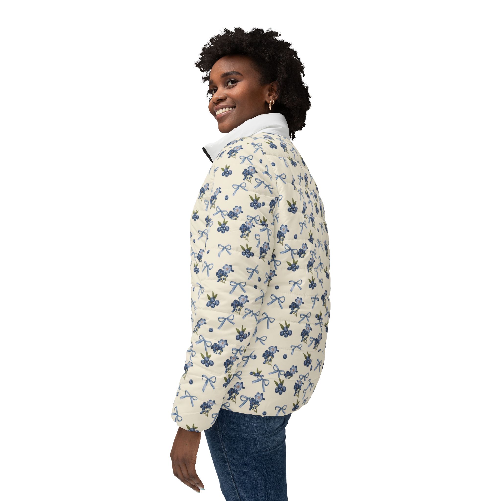 Personalized Women's Puffer Jacket, Custom Patterns for Cold Weather, Winter Holidays, Casual Comfort, Warm Layering, Gift for Her product thumbnail image Personalized Women's Puffer Jacket, Custom Patterns for Cold Weather, Winter Holidays, Casual Comfort, Warm Layering, Gift for Her product thumbnail image