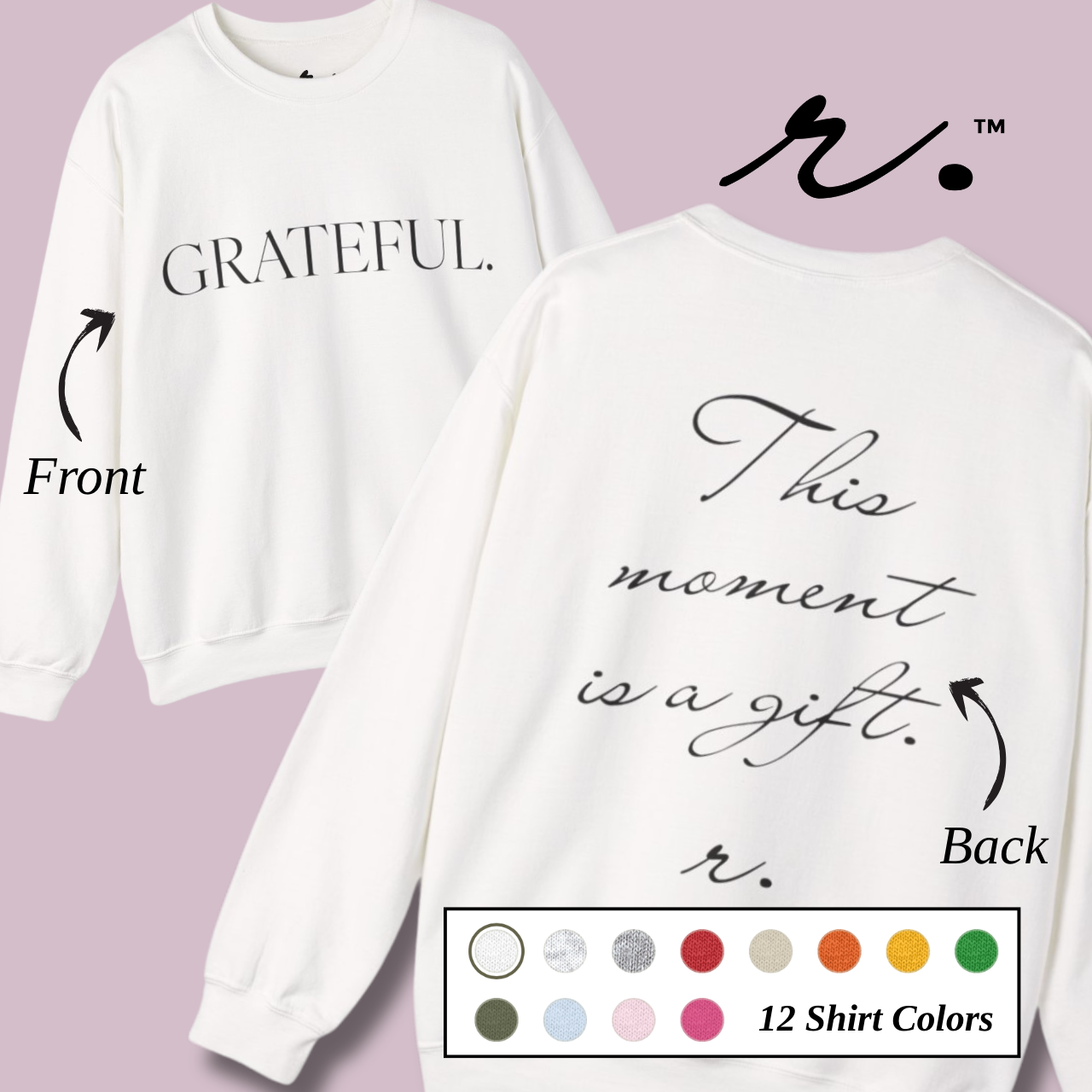 GRATEFUL. | Reminder Collection Crew - Adults product thumbnail image