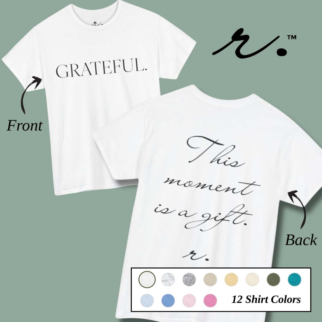 GRATEFUL. | Reminder Collection Tee - Adults