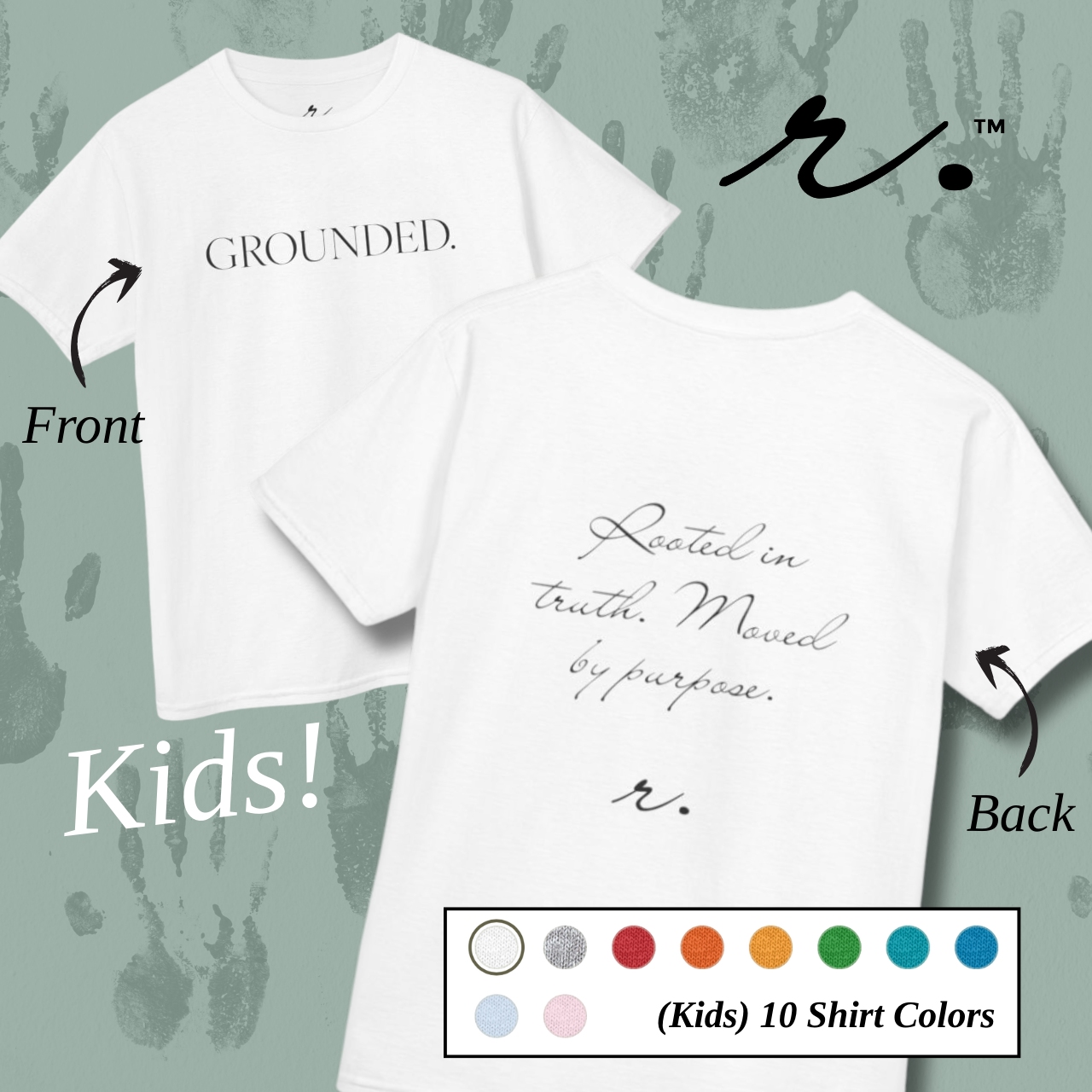 GROUNDED. | Reminder Collection Tee - Kids