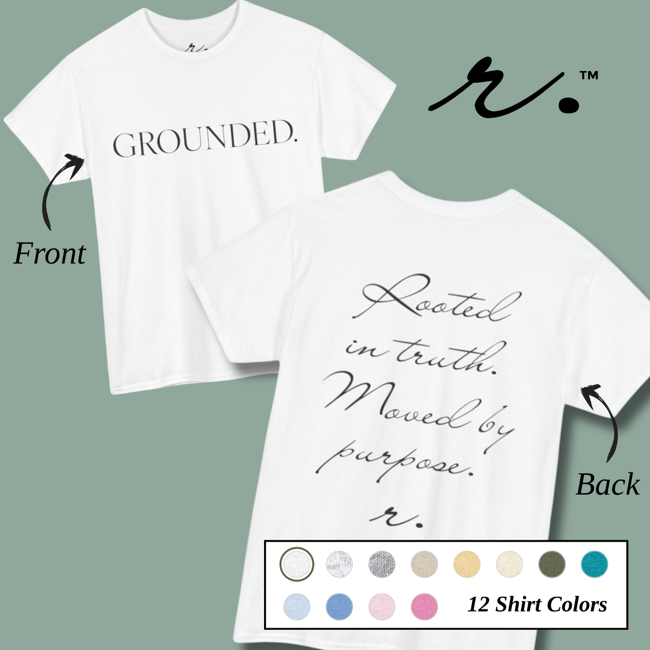 GROUNDED. | Reminder Collection Tee - Adults