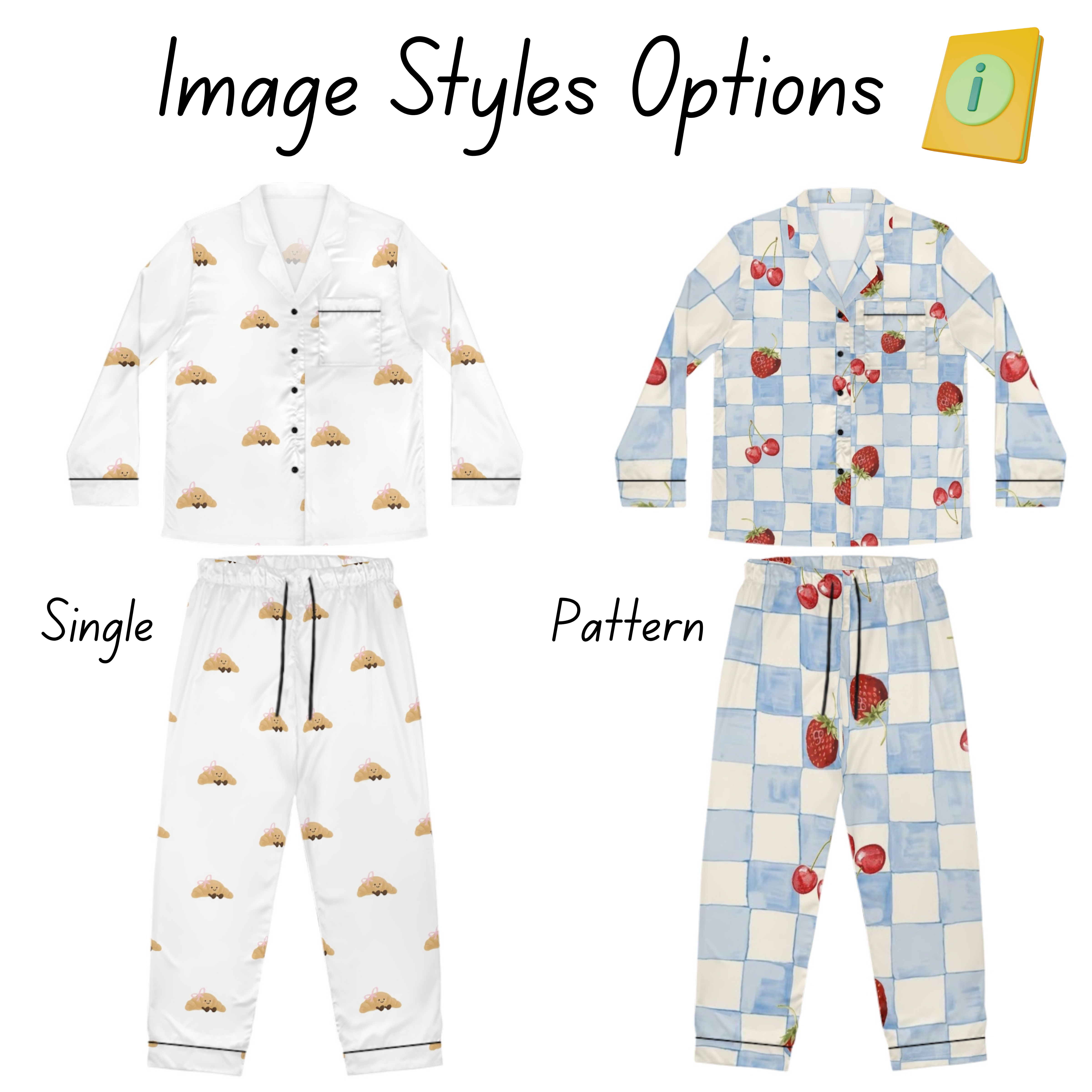 Personalized Women's Satin Pajamas, Cozy Night Set, Elegant Sleepwear, Bridal Pajamas, Relaxing Gift for Her product thumbnail image