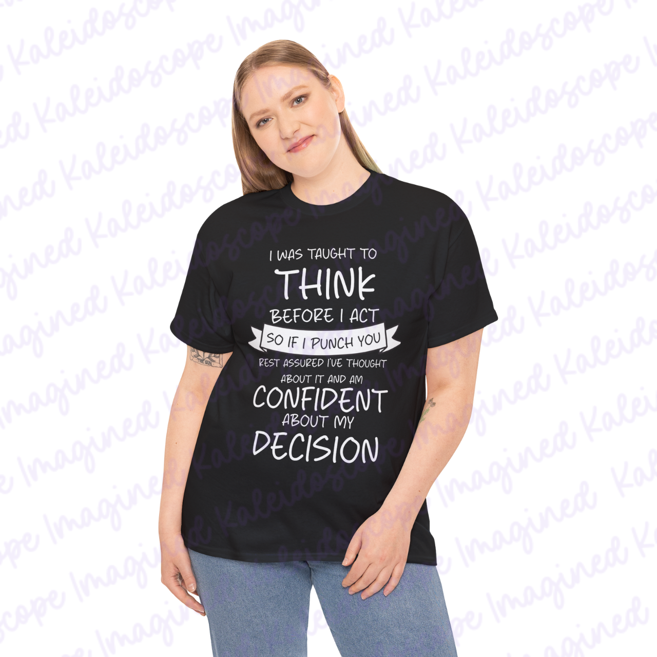 Confident Decision T-Shirt, Funny Quote Tee, Gift for Friends, Unisex Heavy Cotton Tee, Casual Wear, Birthday Gift, Motivation Shirt product thumbnail image Confident Decision T-Shirt, Funny Quote Tee, Gift for Friends, Unisex Heavy Cotton Tee, Casual Wear, Birthday Gift, Motivation Shirt product thumbnail image