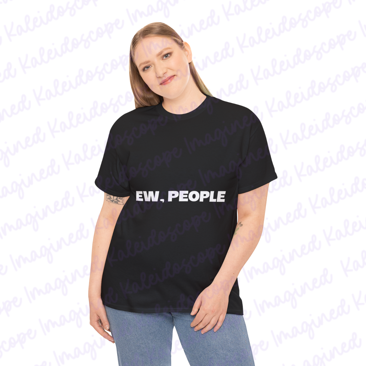 Casual Statement Tee - 'EW, PEOPLE' Graphic Unisex Shirt, Trendy Outfit, Ideal Gift for Friends, Humorous Gift, Everyday Wear product thumbnail image