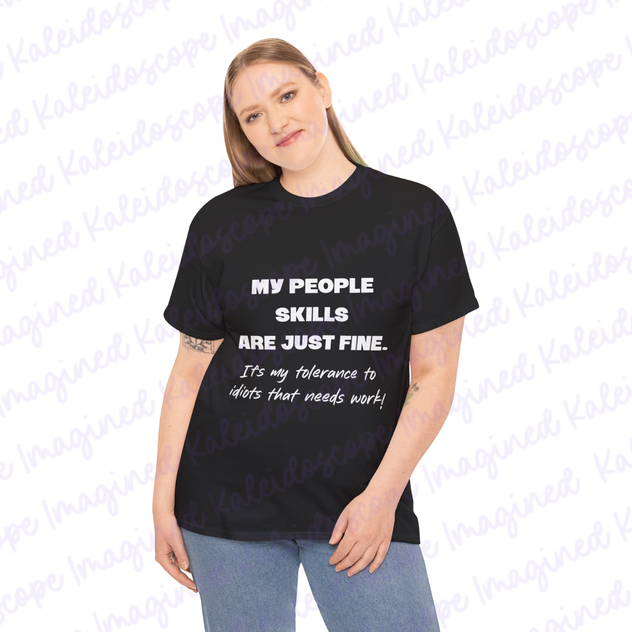 My People Skills Are Fine - Unisex Heavy Cotton Tee, Funny T-Shirt, Gifts for Him, Gifts for Her, Quirky Humor Shirt, Casual Wear product thumbnail image