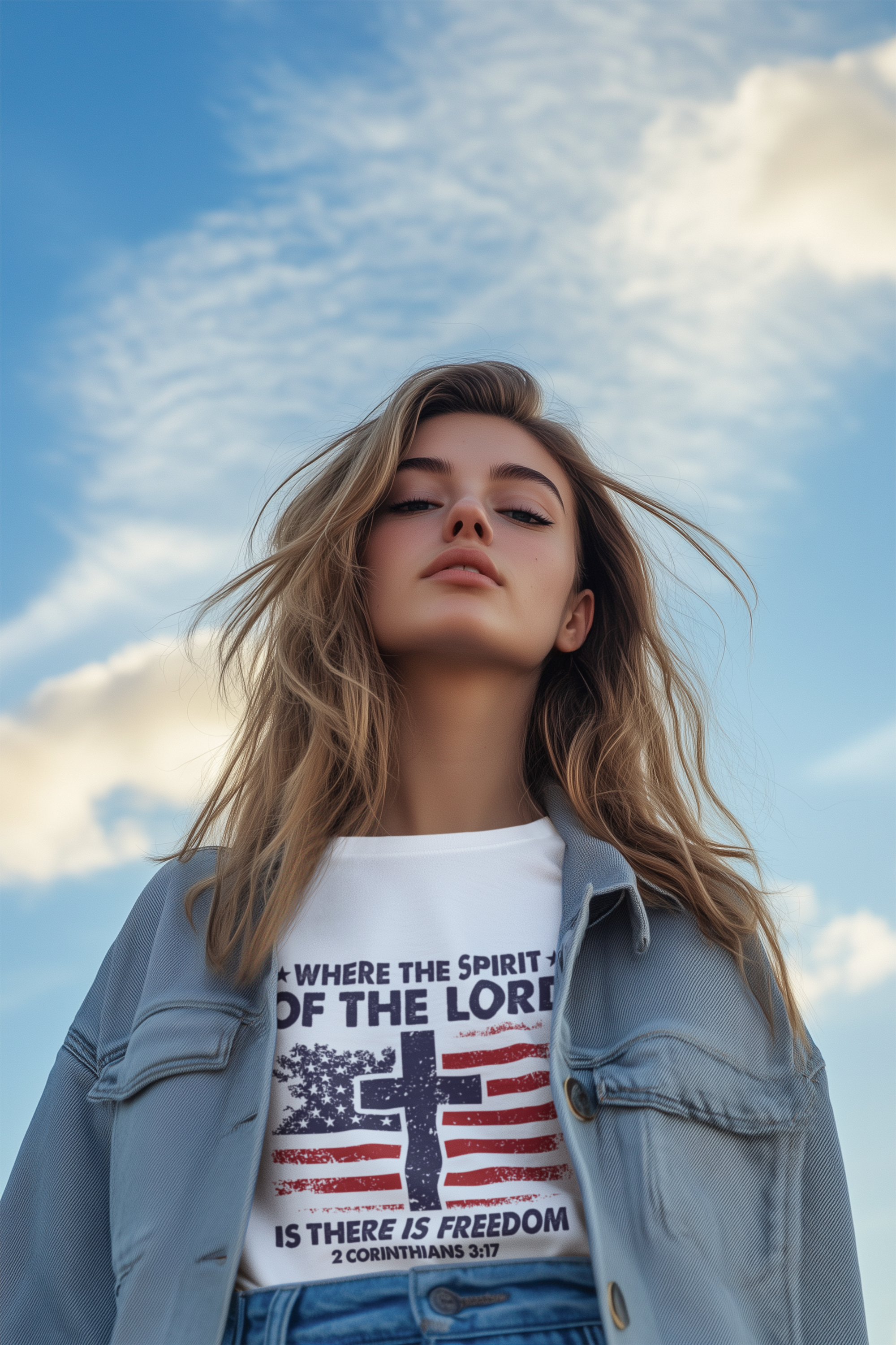 The Spirit Of The Lord- Unisex Heavy Cotton Tee product thumbnail image