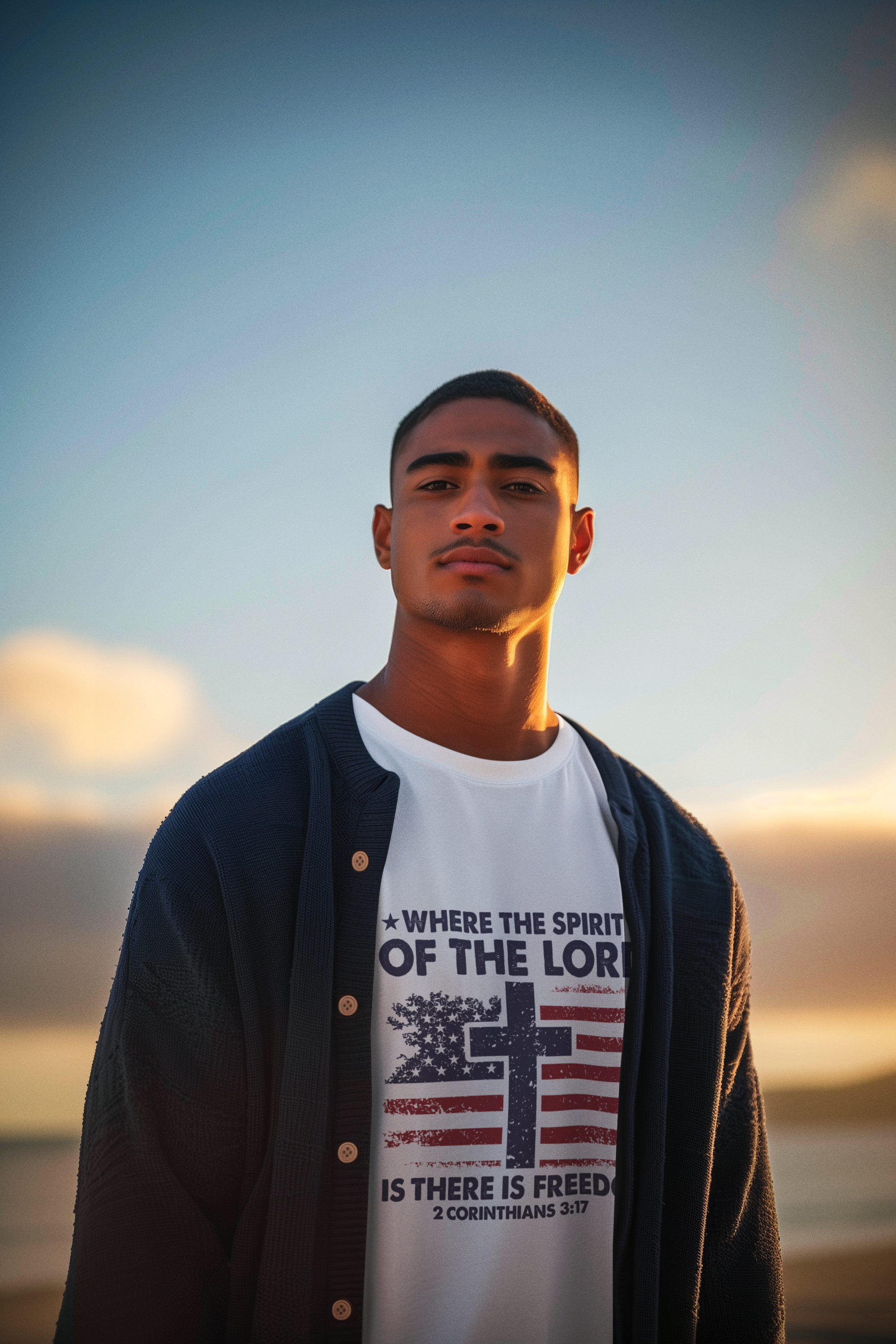 The Spirit Of The Lord- Unisex Heavy Cotton Tee product thumbnail image