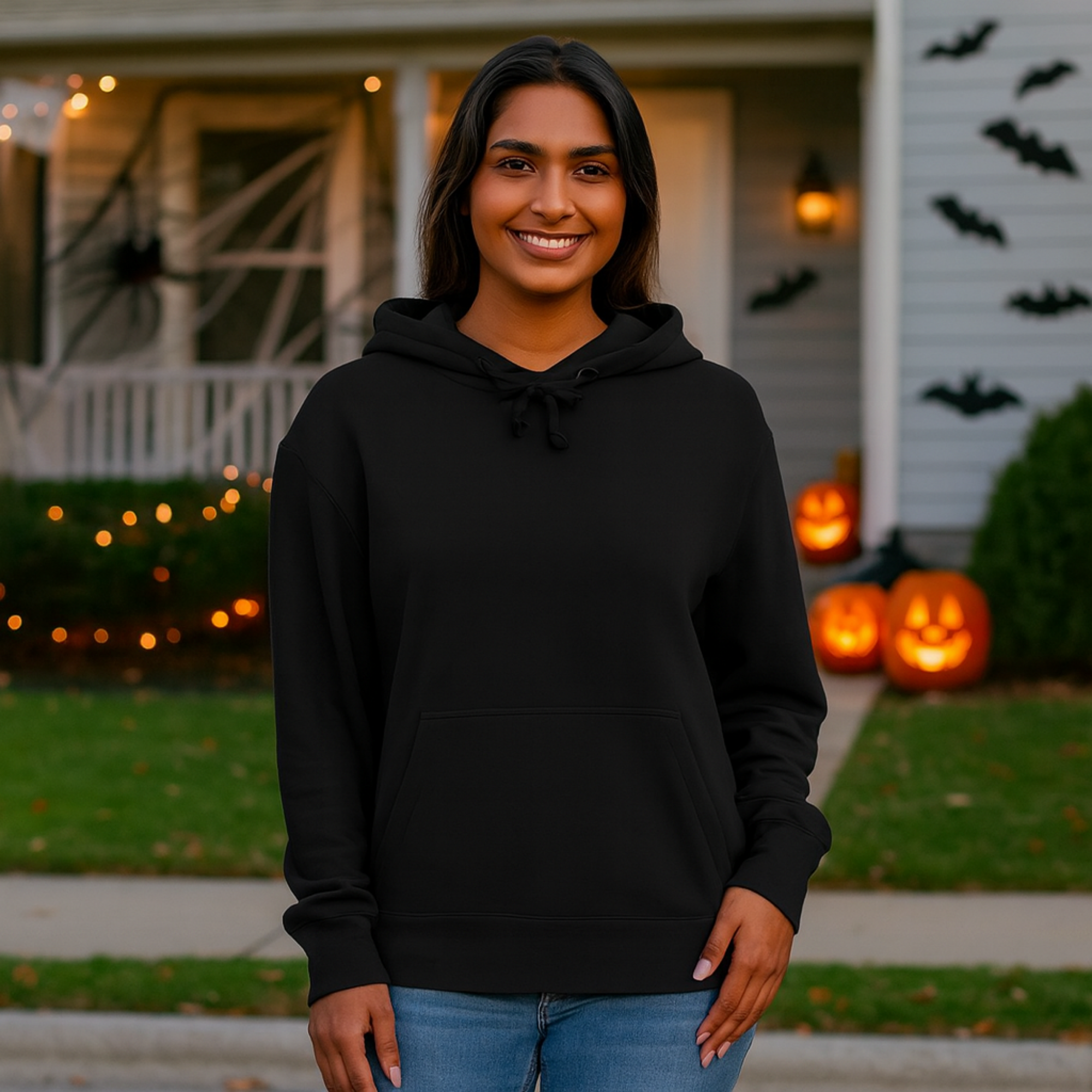 Spiked Horror Monster Hoodie Unisex French Terry Hoodie | Halloween Gothic Streetwear | Creepy Spooky Fall Fashion Sweatshirt product thumbnail image Spiked Horror Monster Hoodie Unisex French Terry Hoodie | Halloween Gothic Streetwear | Creepy Spooky Fall Fashion Sweatshirt product thumbnail image