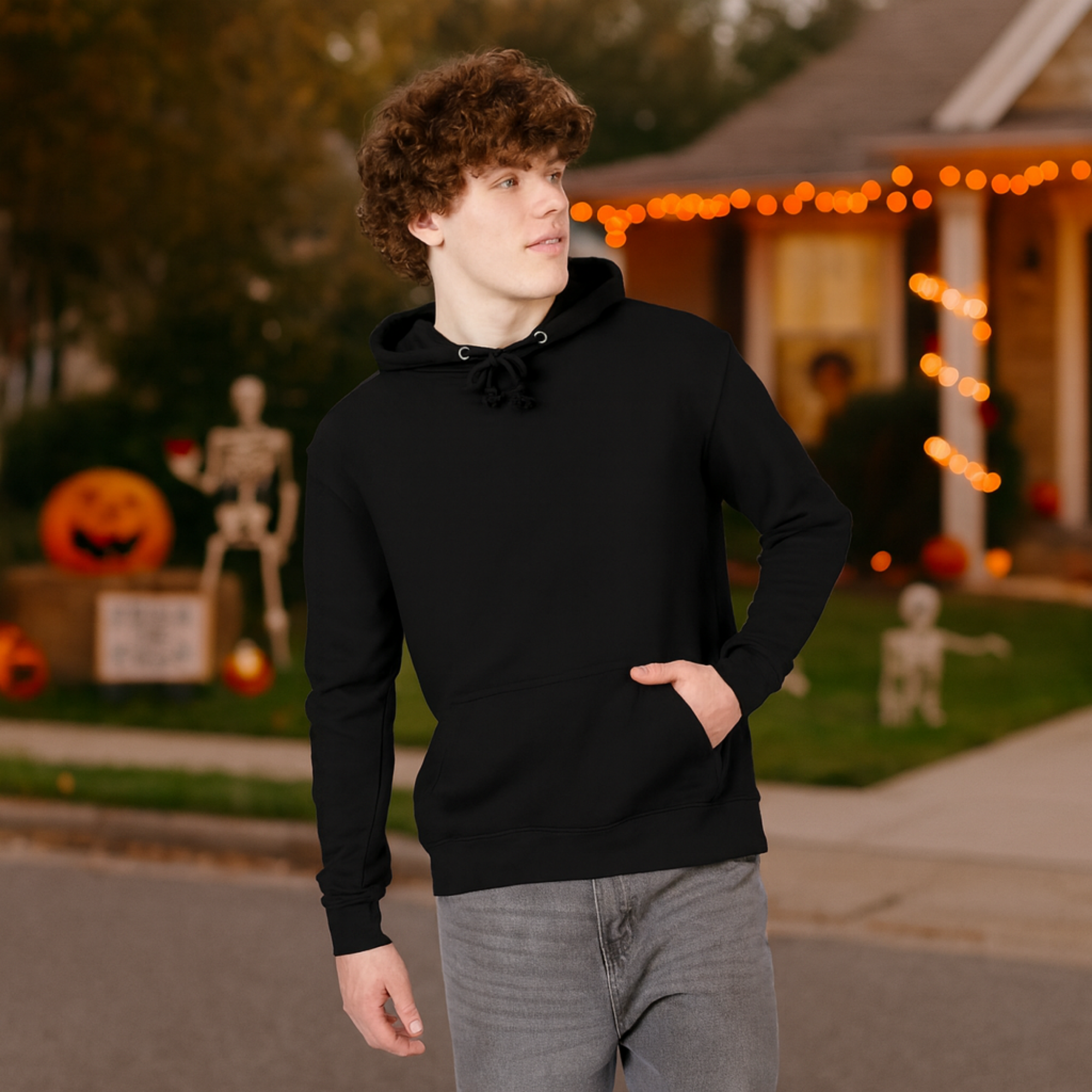 Spiked Horror Monster Hoodie Unisex French Terry Hoodie | Halloween Gothic Streetwear | Creepy Spooky Fall Fashion Sweatshirt product thumbnail image Spiked Horror Monster Hoodie Unisex French Terry Hoodie | Halloween Gothic Streetwear | Creepy Spooky Fall Fashion Sweatshirt product thumbnail image