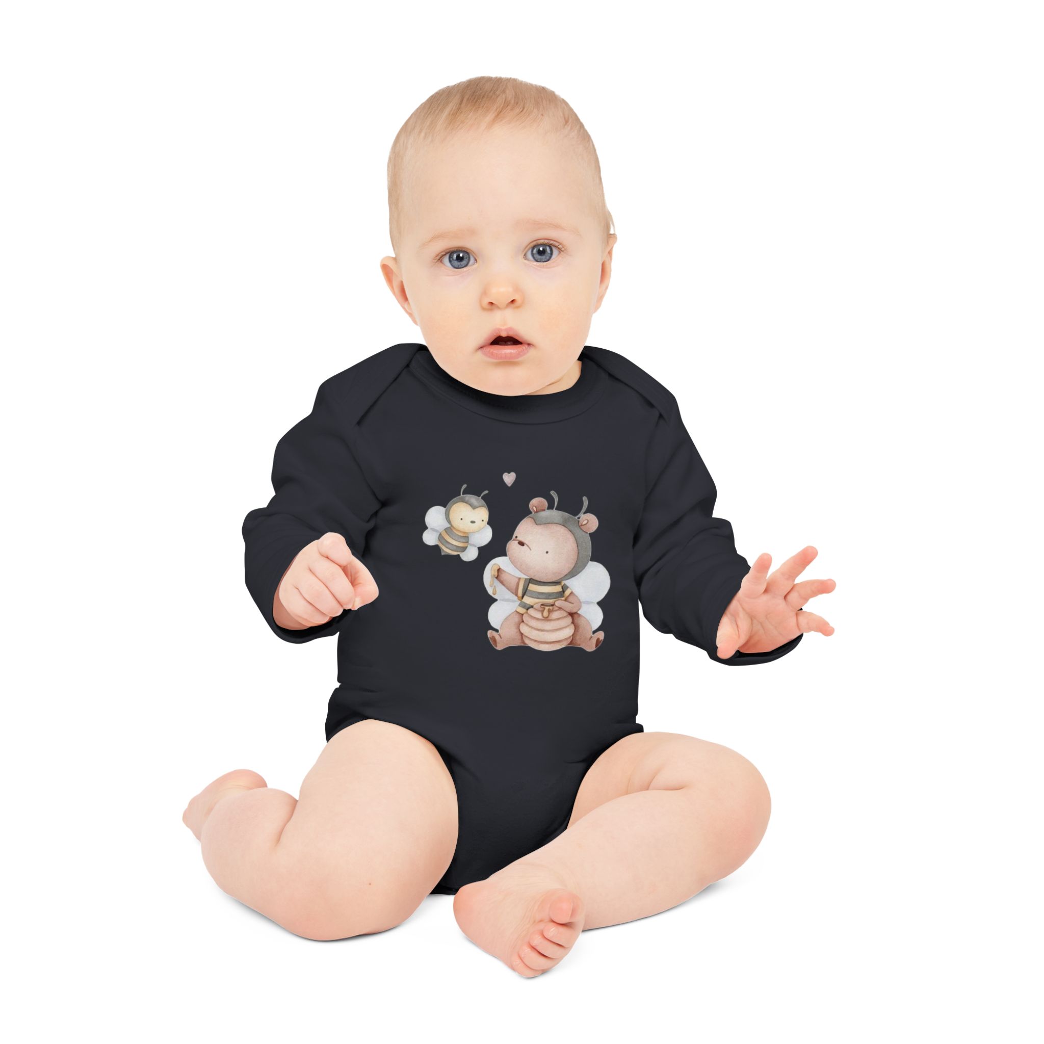 Personalized Baby Long Bodysuit, Custom Design, Baby Showers, Newborn Gifts, Toddler Outfits, Cute Babywear up to 2 years old product thumbnail image