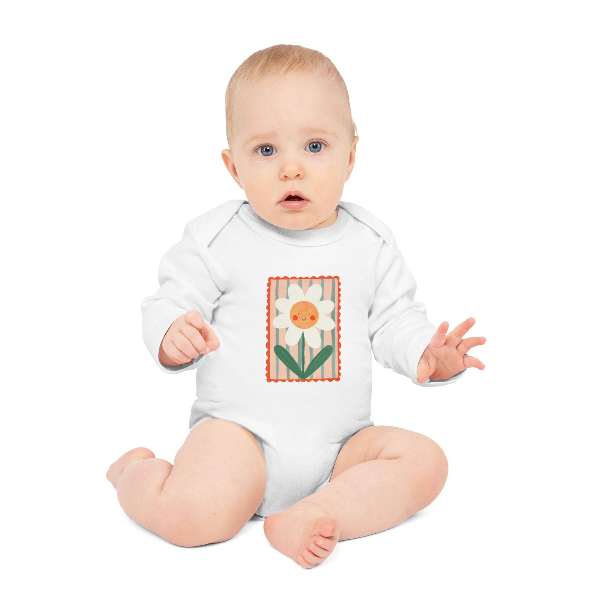 Personalized Baby Long Bodysuit, Custom Design, Baby Showers, Newborn Gifts, Toddler Outfits, Cute Babywear up to 2 years old product thumbnail image